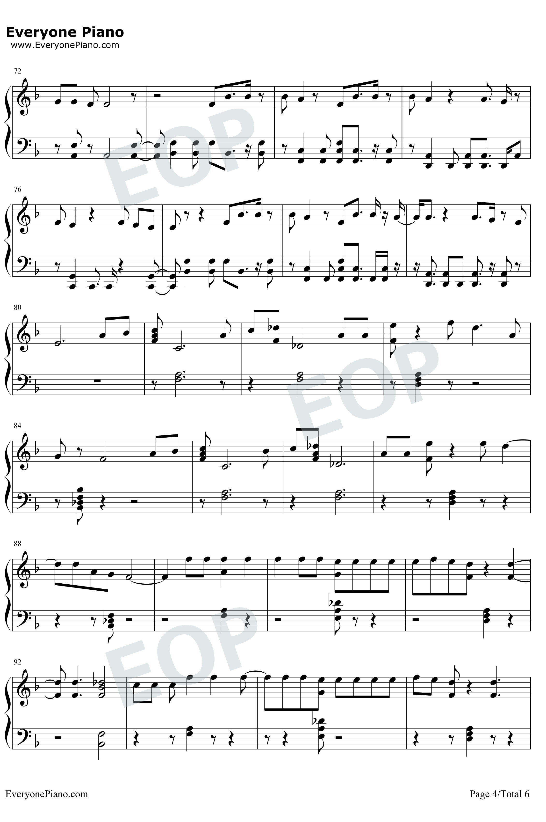 High Hopes钢琴谱-Panic! at the Disco4