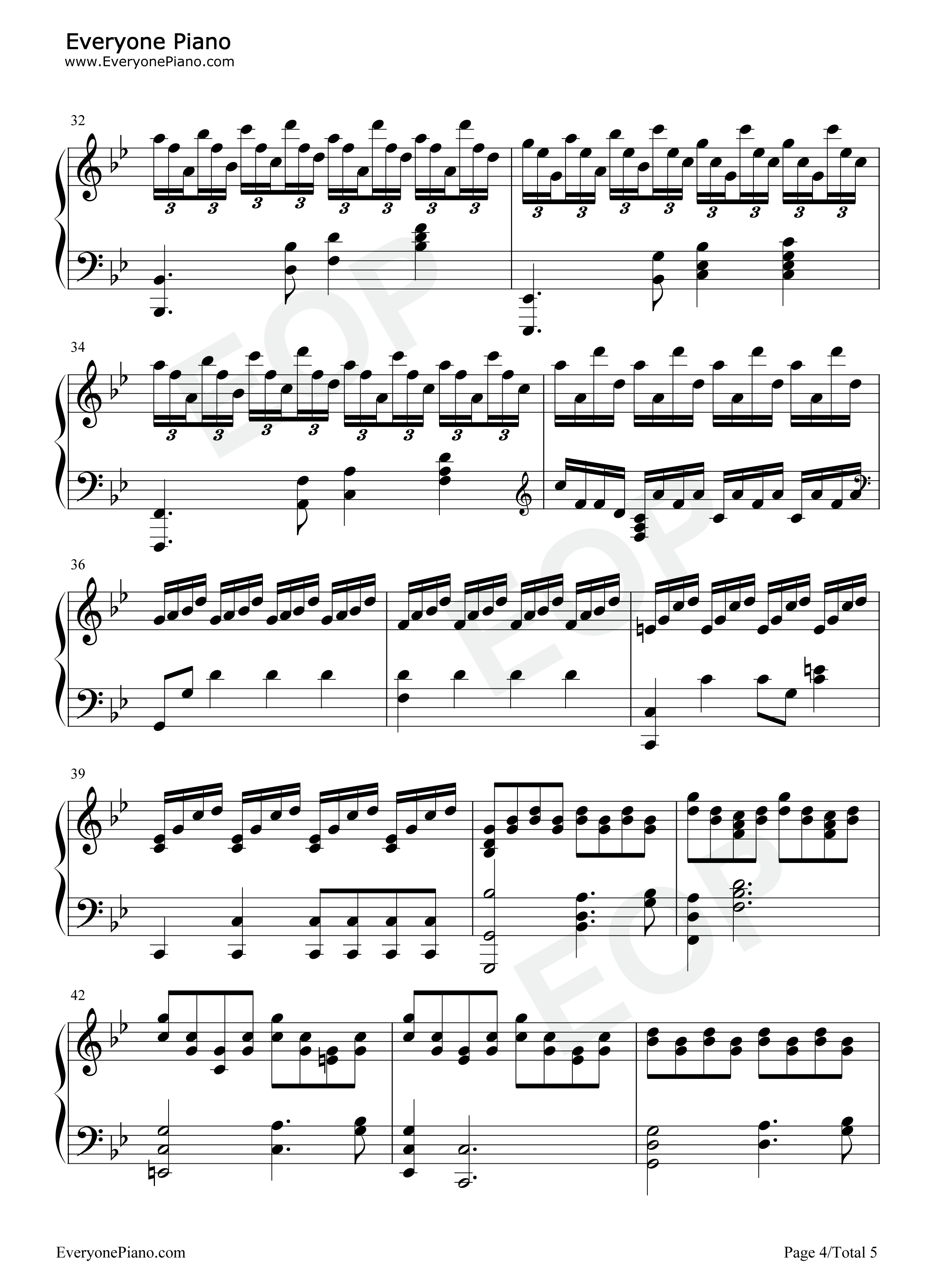 Dance For Me Wallis钢琴谱-Abel Korzeniowski4