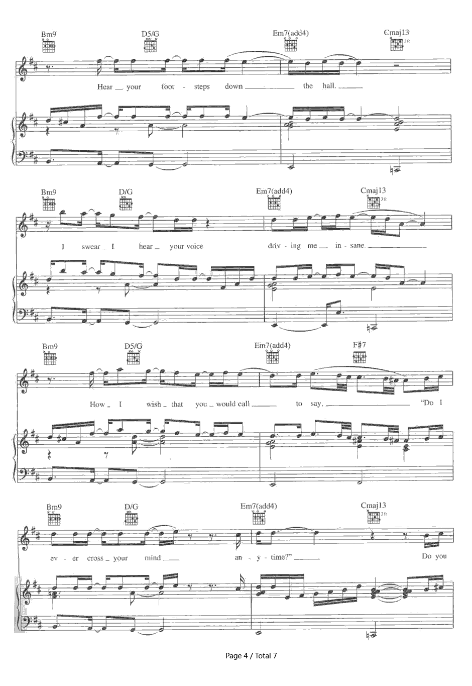 Anytime钢琴谱-Brian McKnight4
