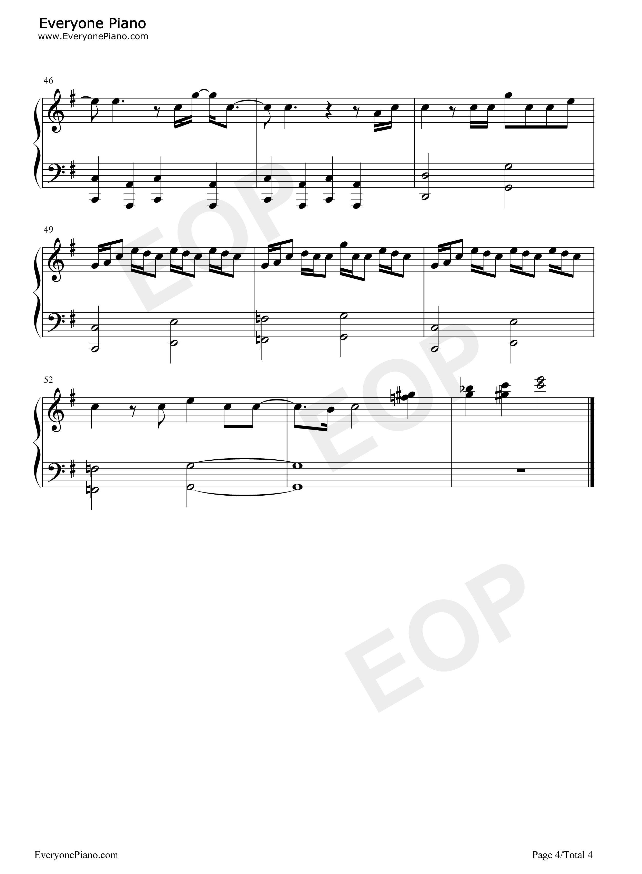 Lost in the Woods钢琴谱-Jonathan Groff4