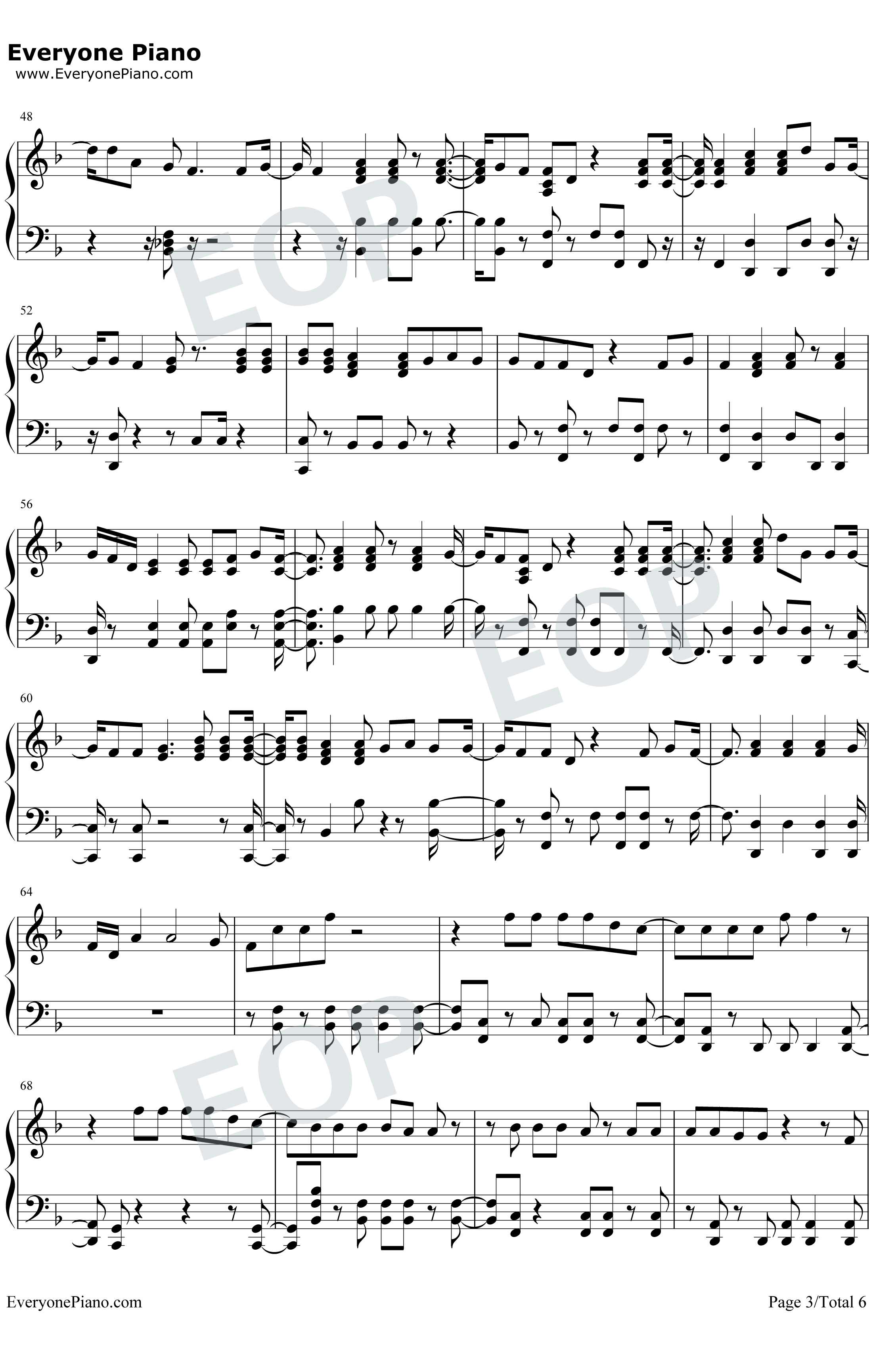 High Hopes钢琴谱-Panic! at the Disco3