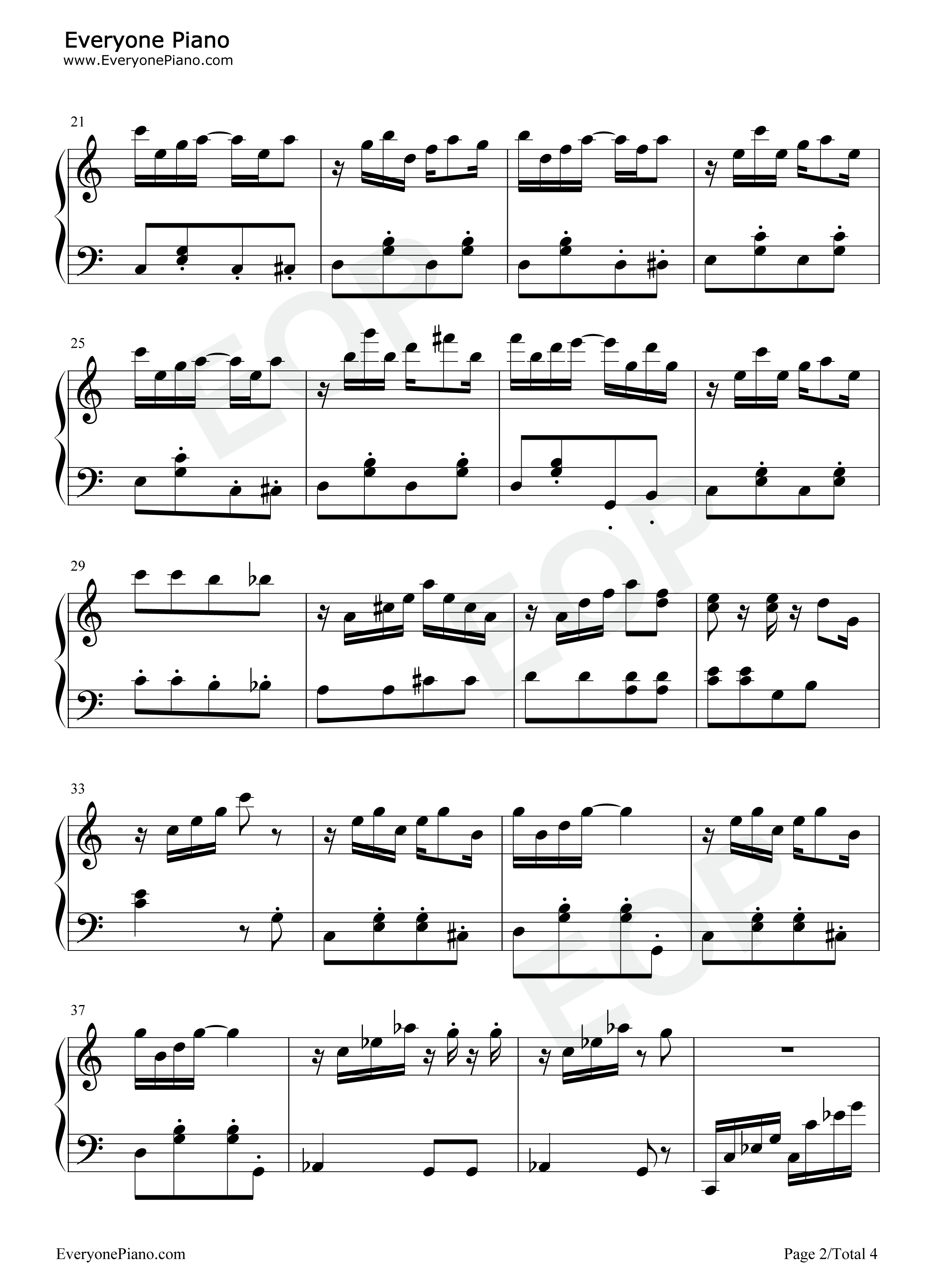 枫叶繁拍曲钢琴谱-Scott Joplin2