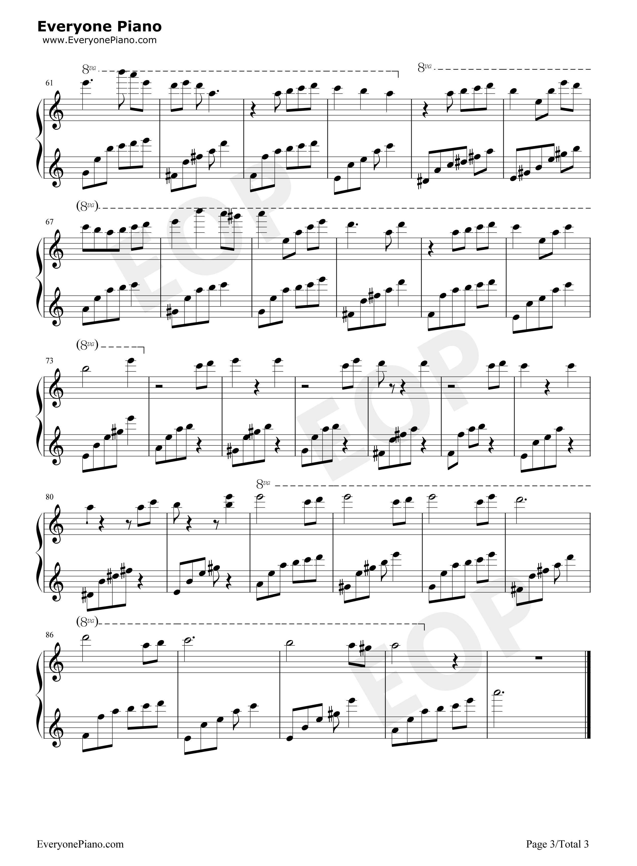 Memory钢琴谱-IB3