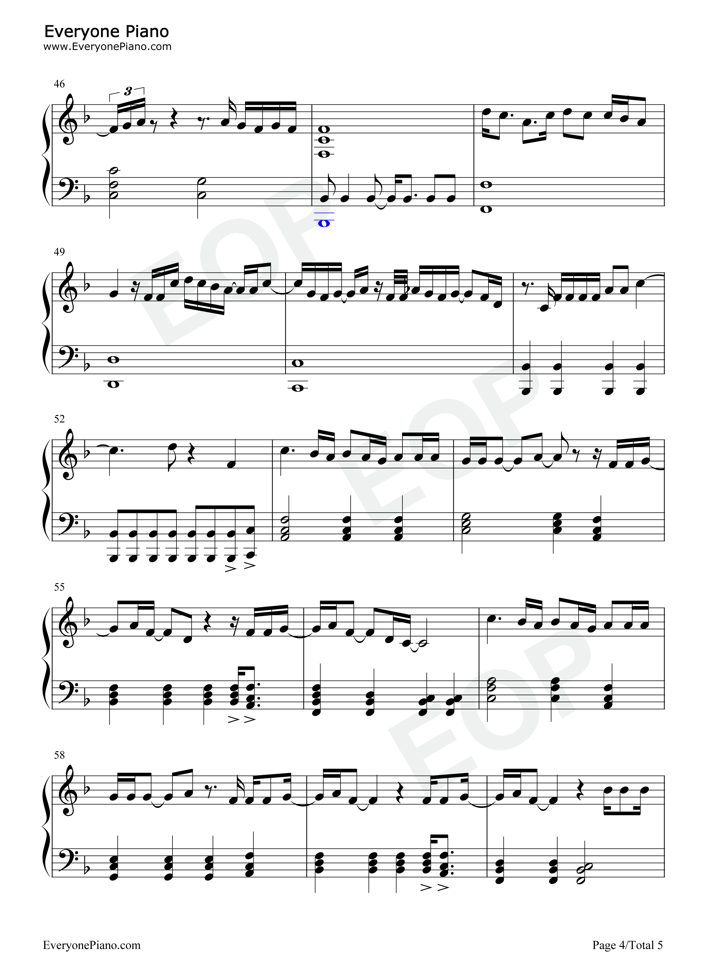 Easy on Me钢琴谱-Adele4