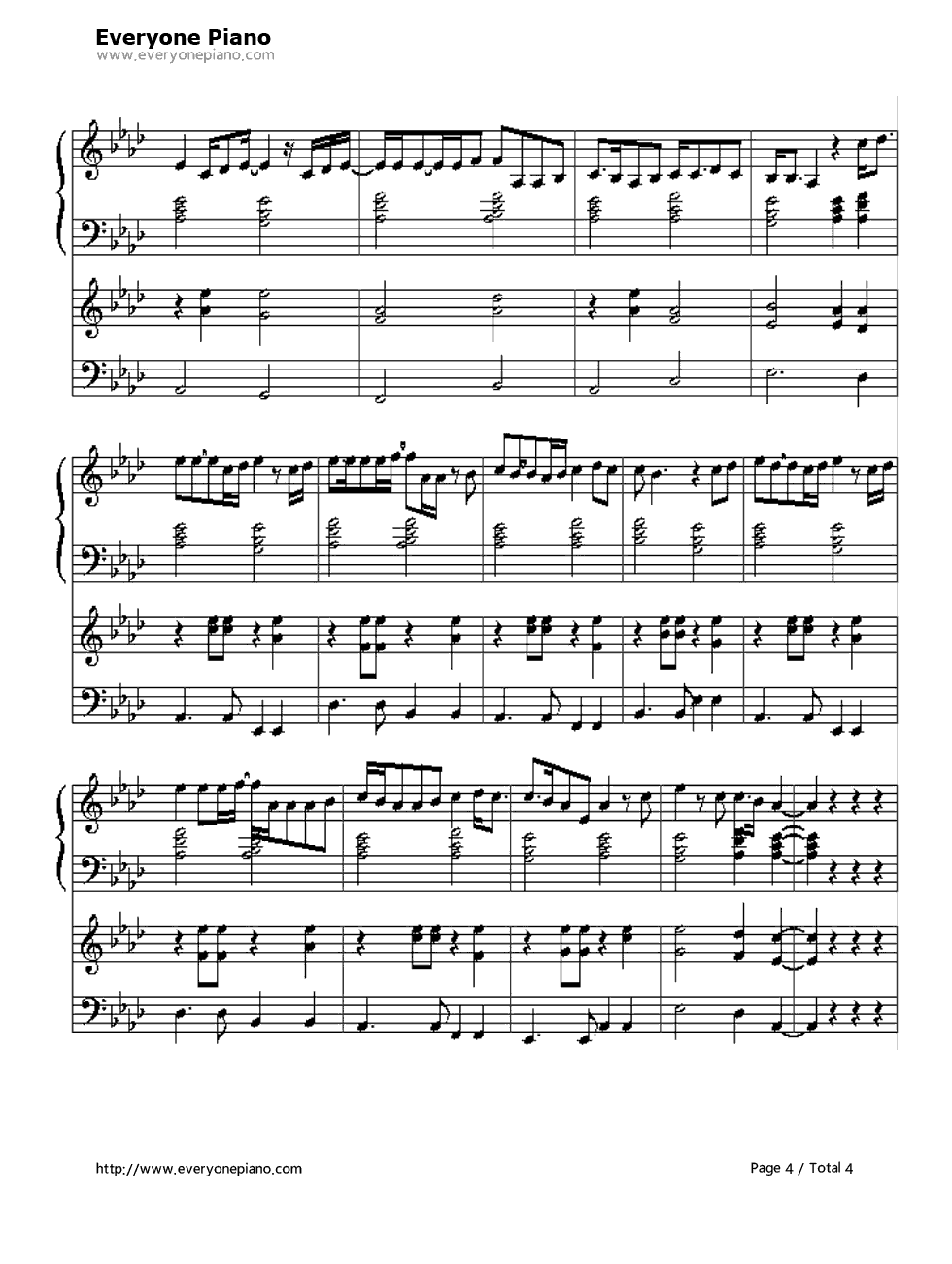 Father and Son钢琴谱-Cat Stevens4