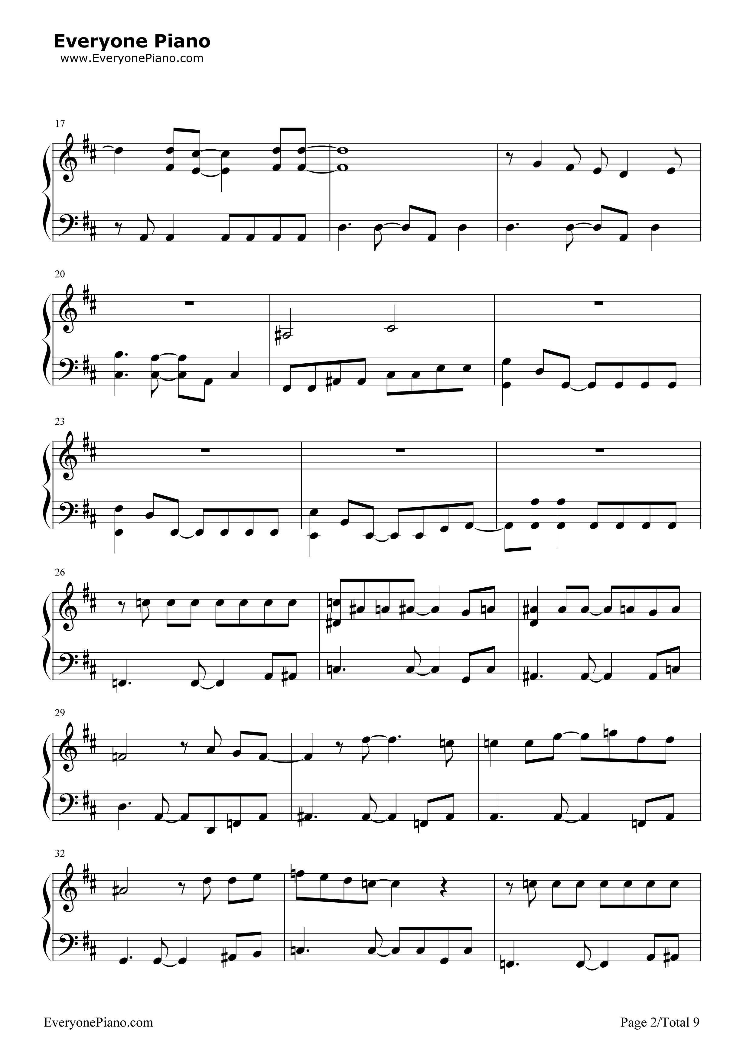 Change The World钢琴谱-V62