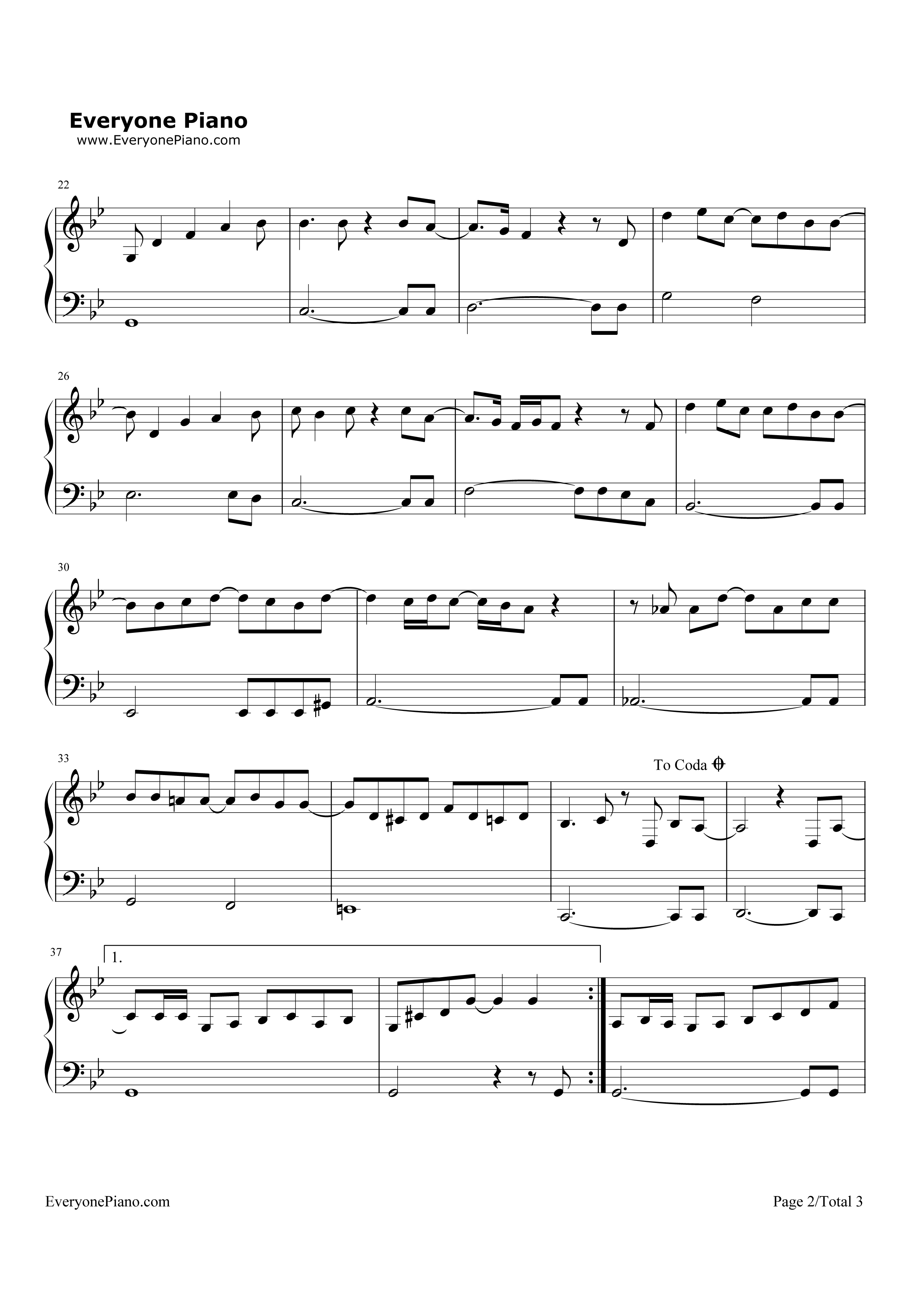 My All钢琴谱-Mariah Carey2