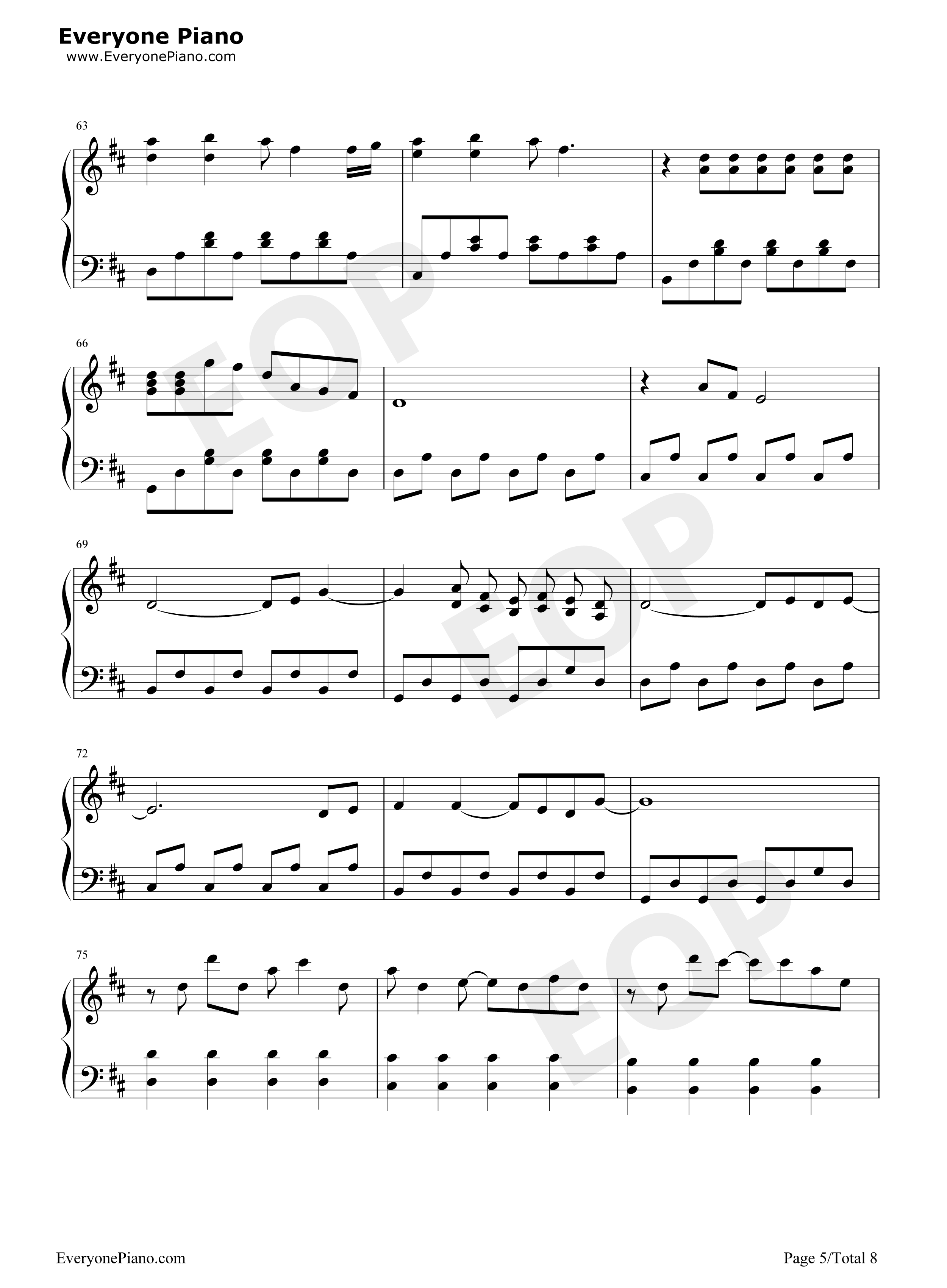 Because of You钢琴谱-The Piano Guys5