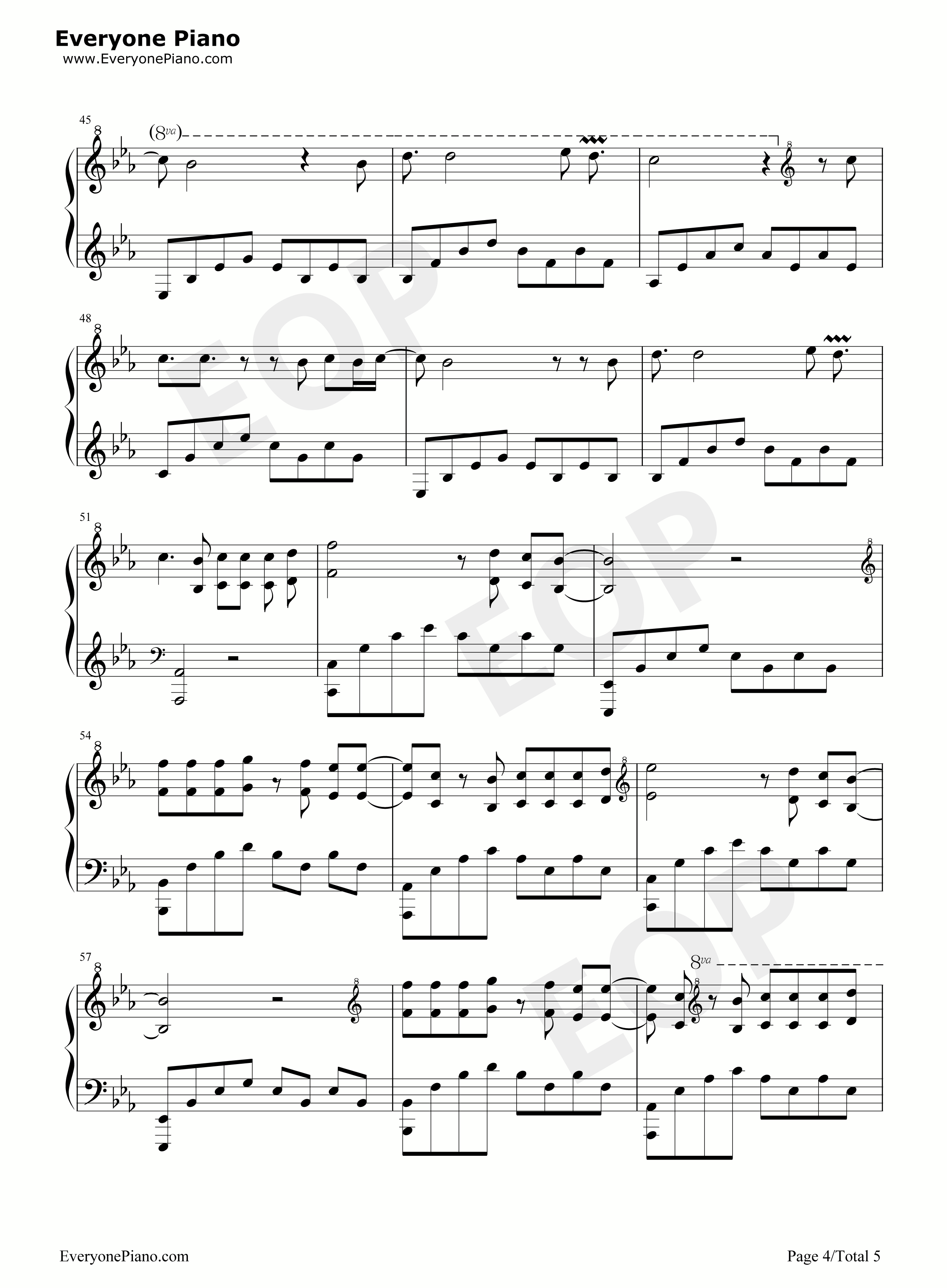 La Venda钢琴谱-Miki4