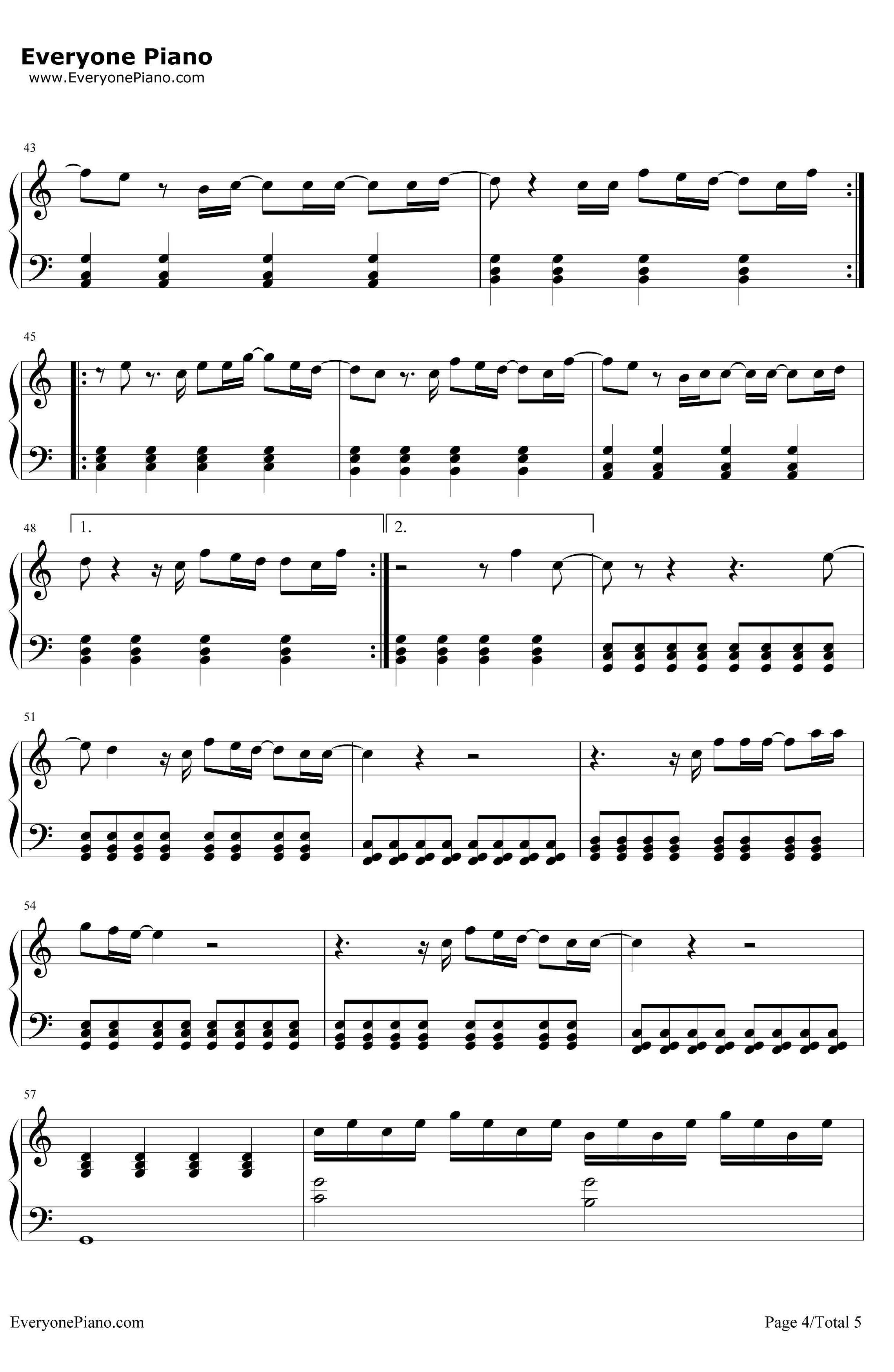 Boston钢琴谱-AUGUSTANA4