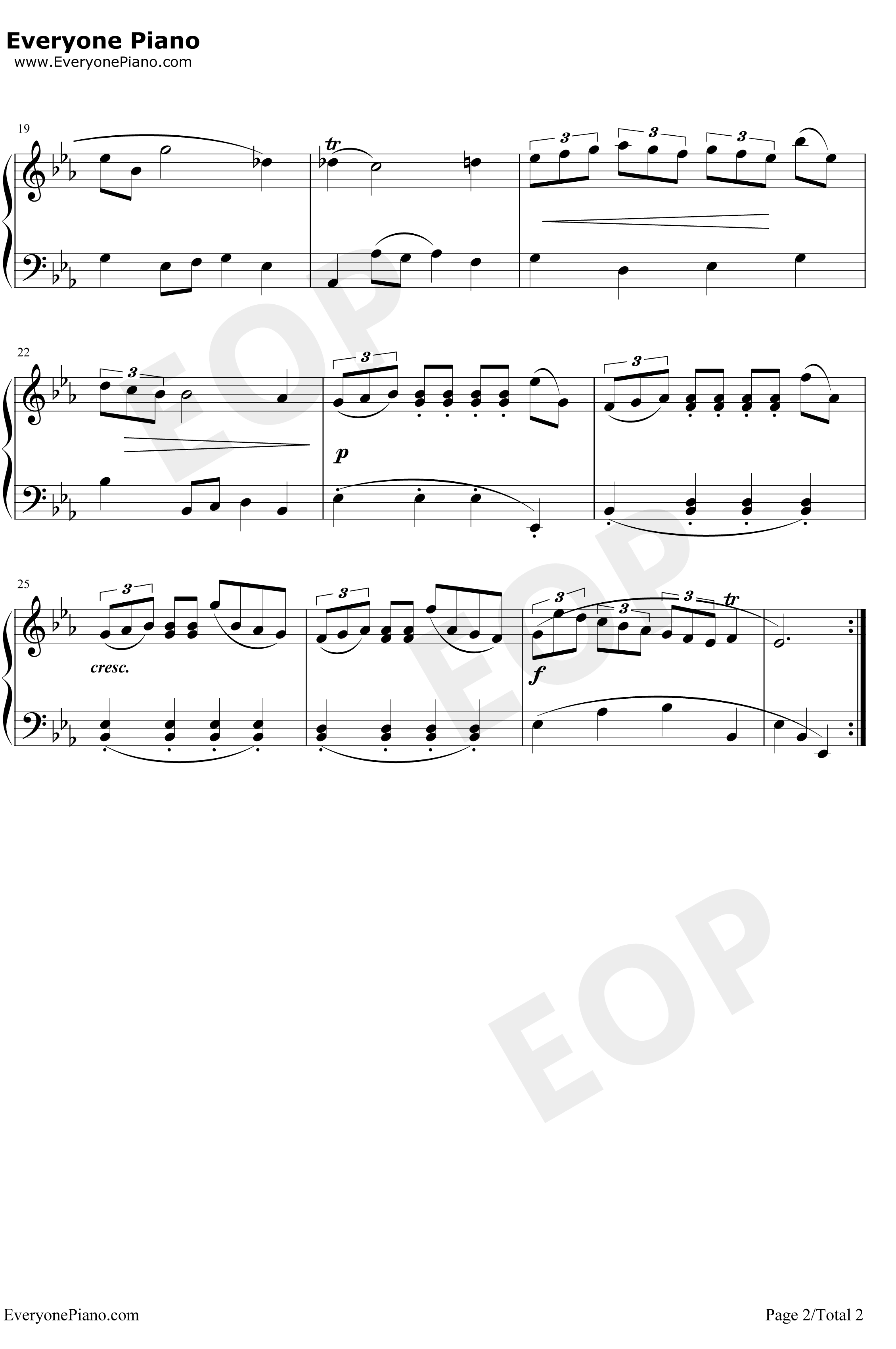 进行曲16钢琴谱-巴赫-巴赫初级钢琴曲集2