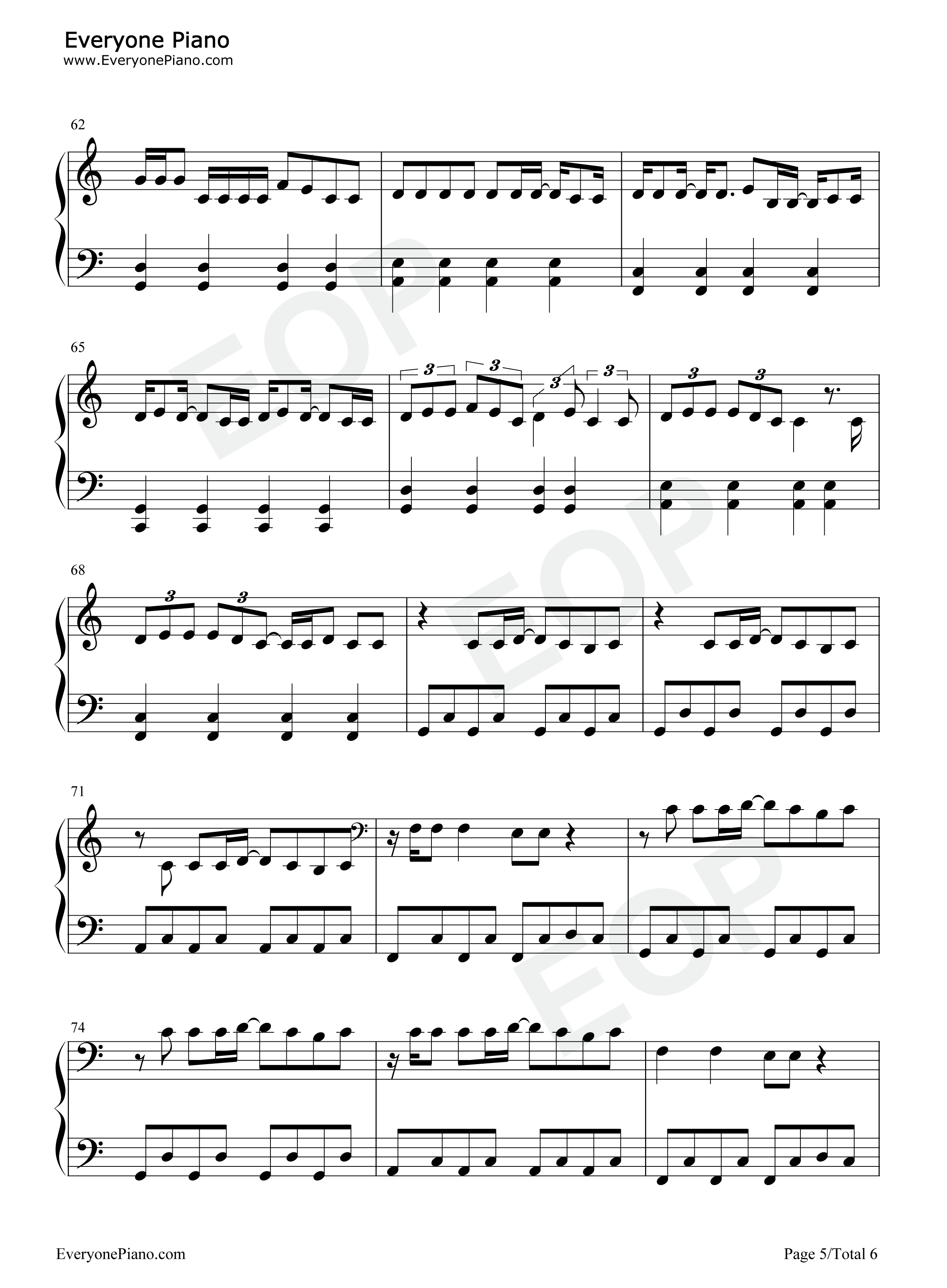Champagne Problems钢琴谱-Taylor Swift5