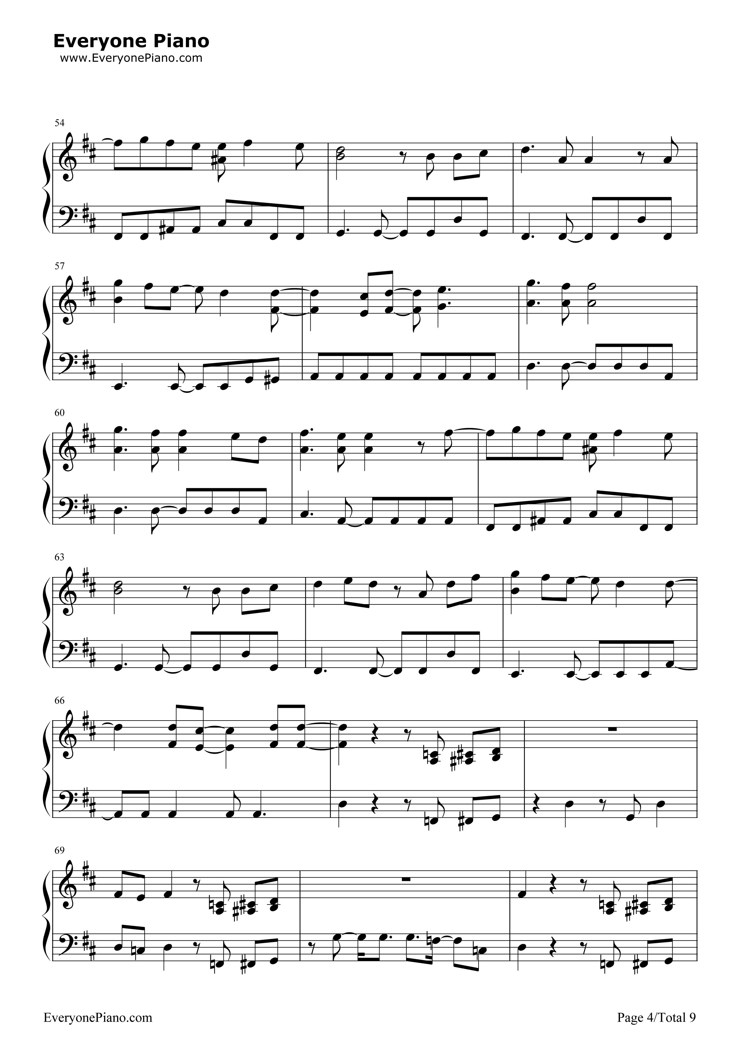 Change The World钢琴谱-V64