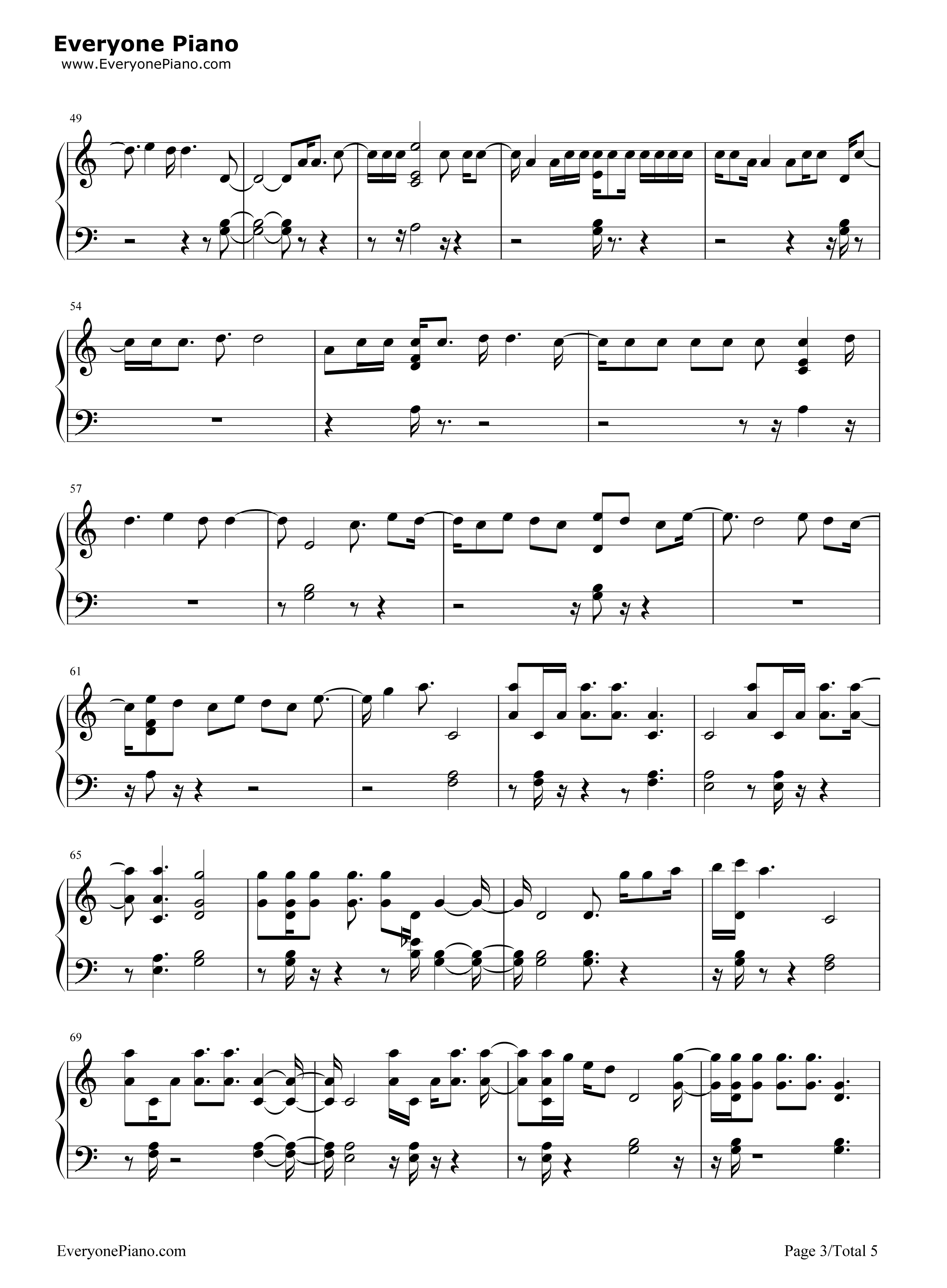 Champion钢琴谱-Fall Out Boy3