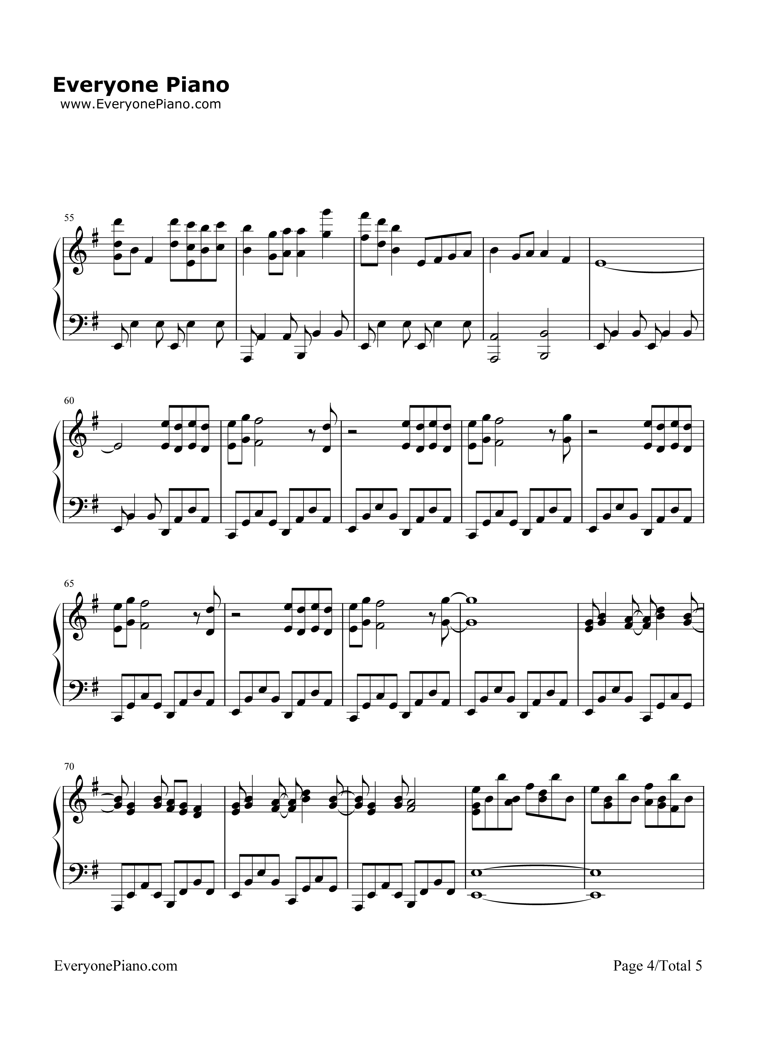 Requiem钢琴谱-柊奈绪4