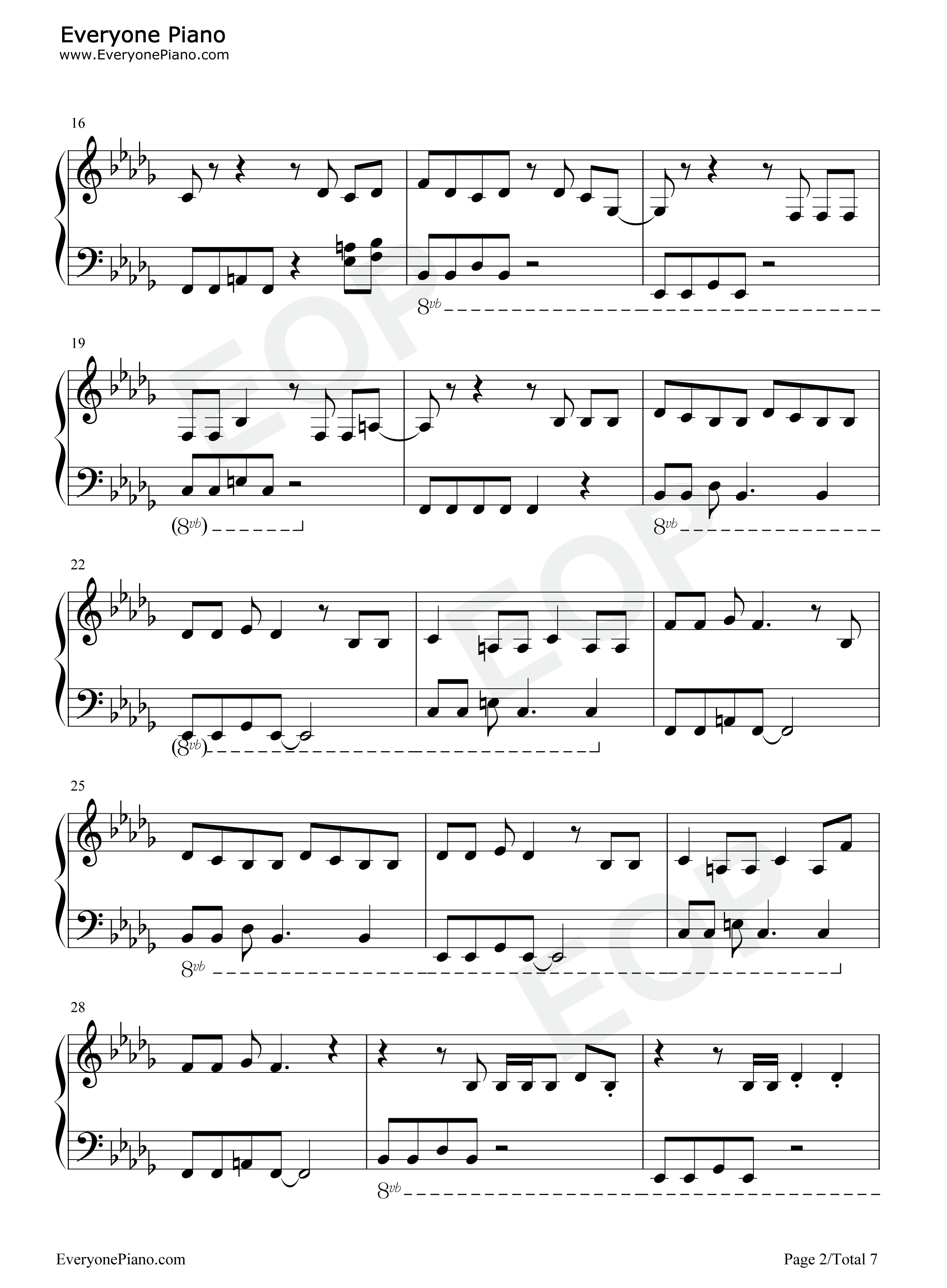 Sharks钢琴谱-Imagine Dragons2
