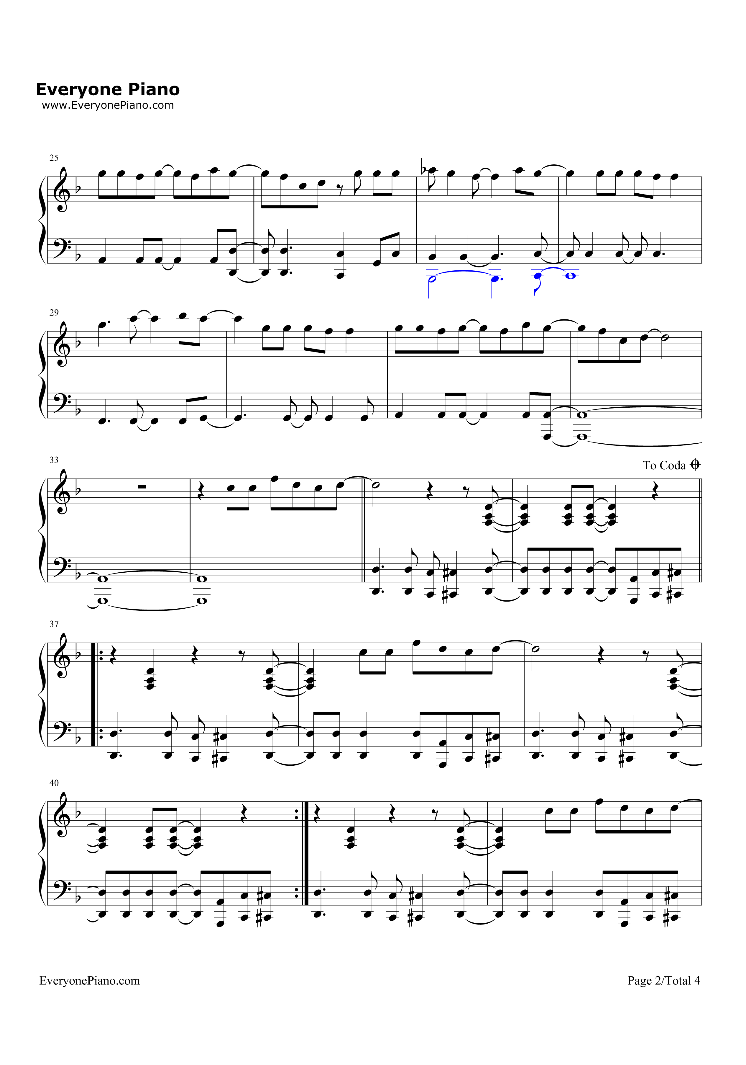 For a Better Day钢琴谱-Avicii2