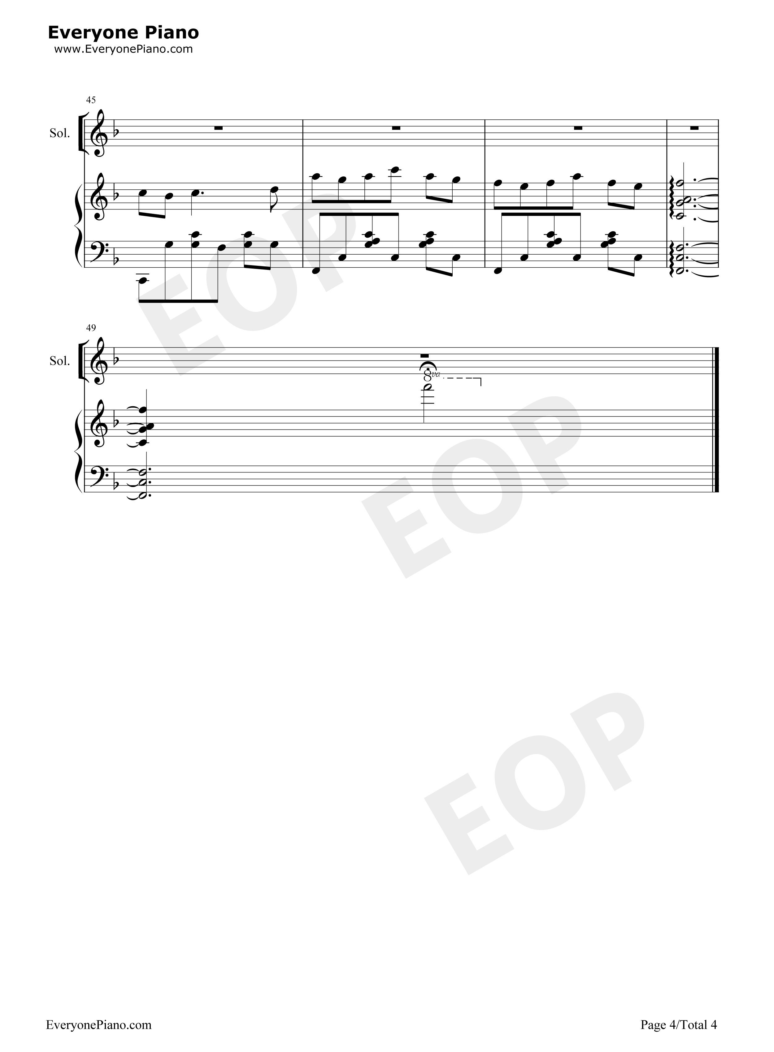 Cerf钢琴谱-Bruno Coulais4