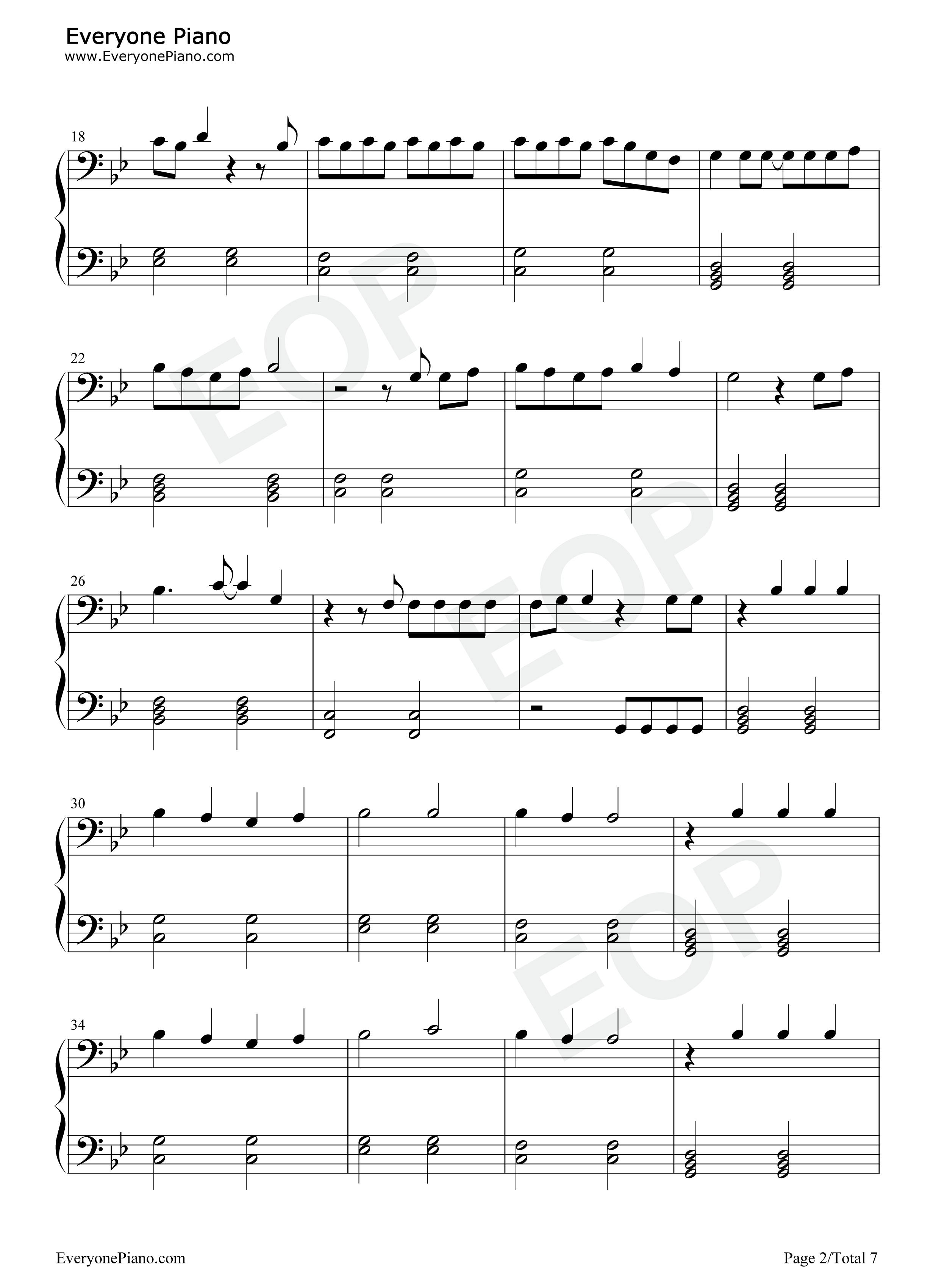 No Body No Crime钢琴谱-Taylor Swift2