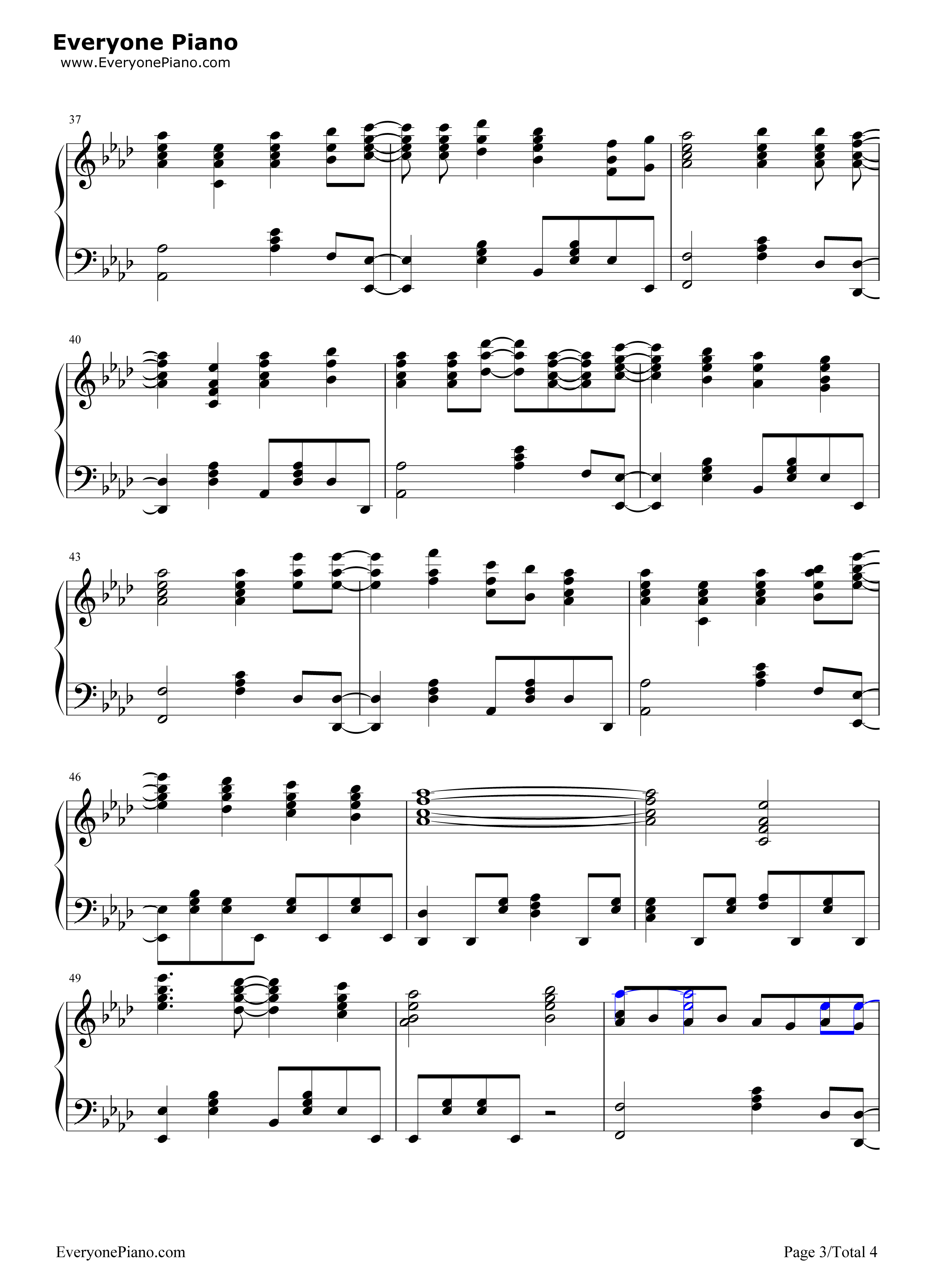 World Étude钢琴谱-阿尔泰尔（CV：丰崎爱生）3
