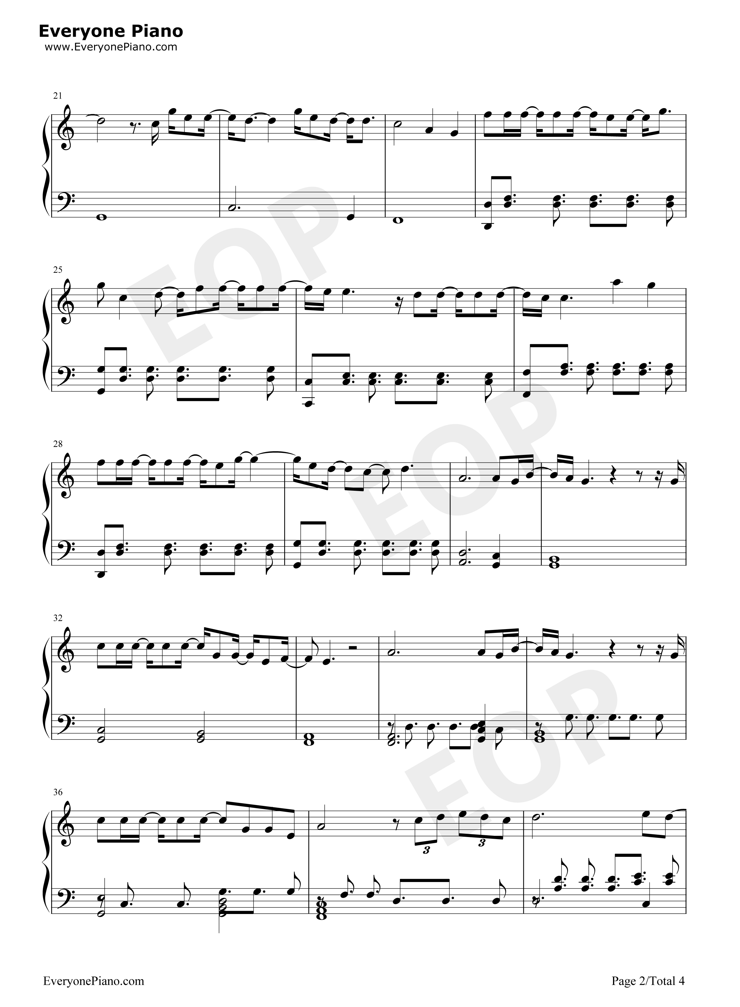 Too Late for Love钢琴谱-John Lundvik2
