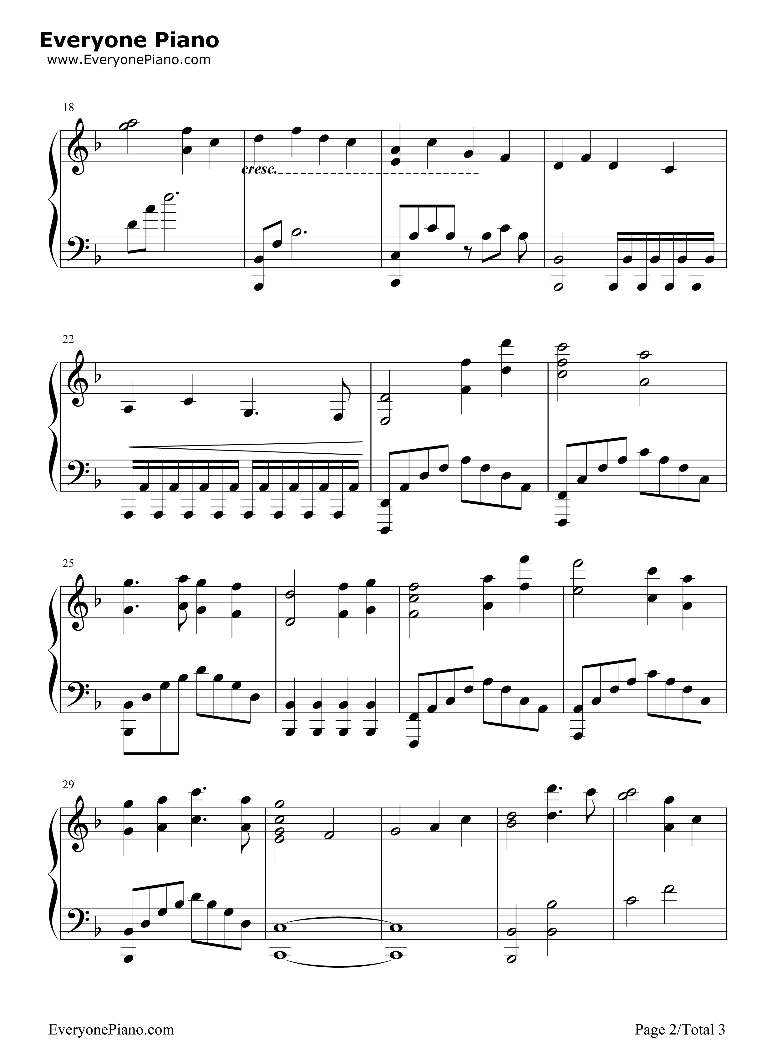 Oogway Ascends钢琴谱-Hans Zimmer2