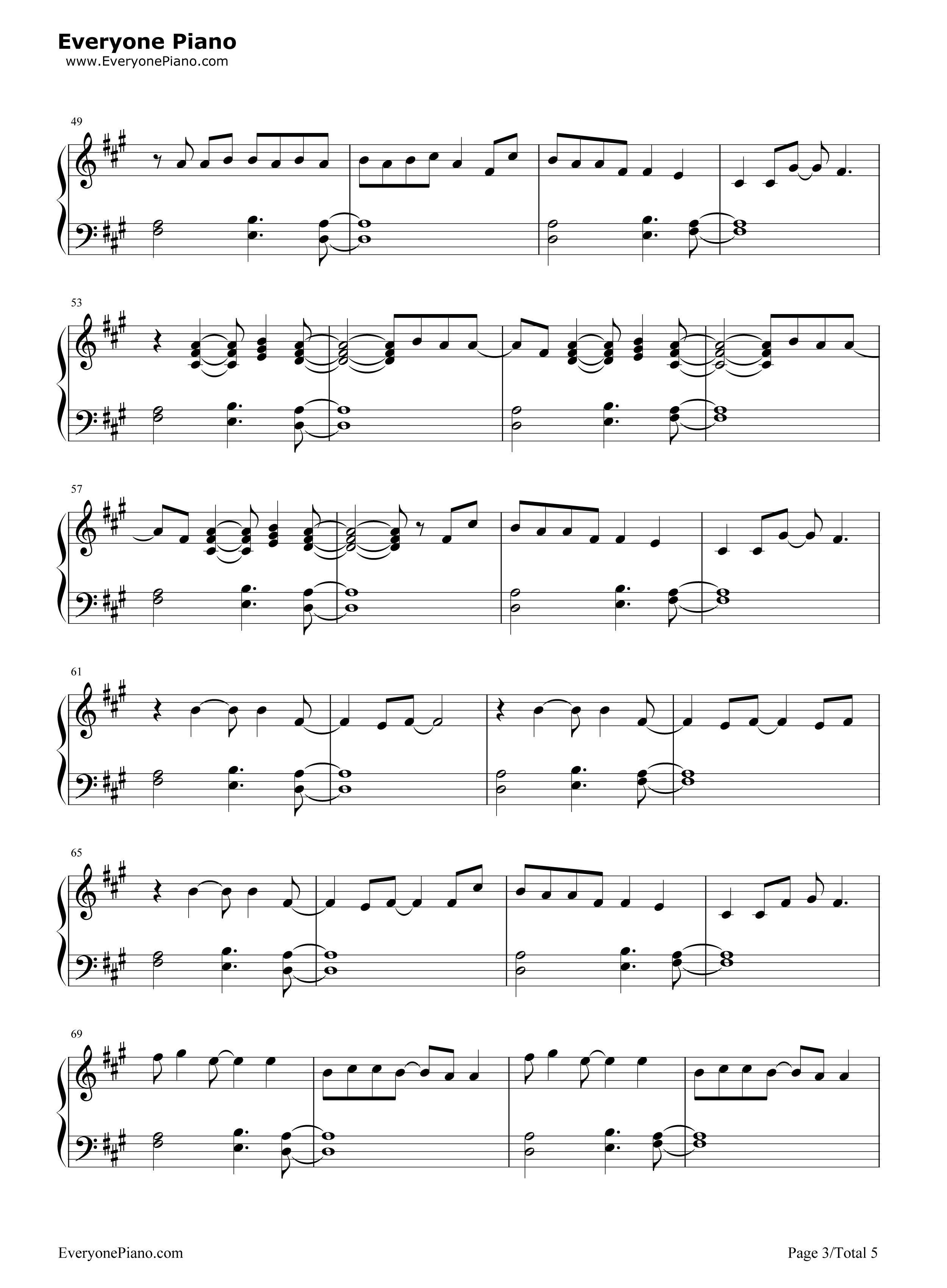 Find You钢琴谱-Nick Jonas3
