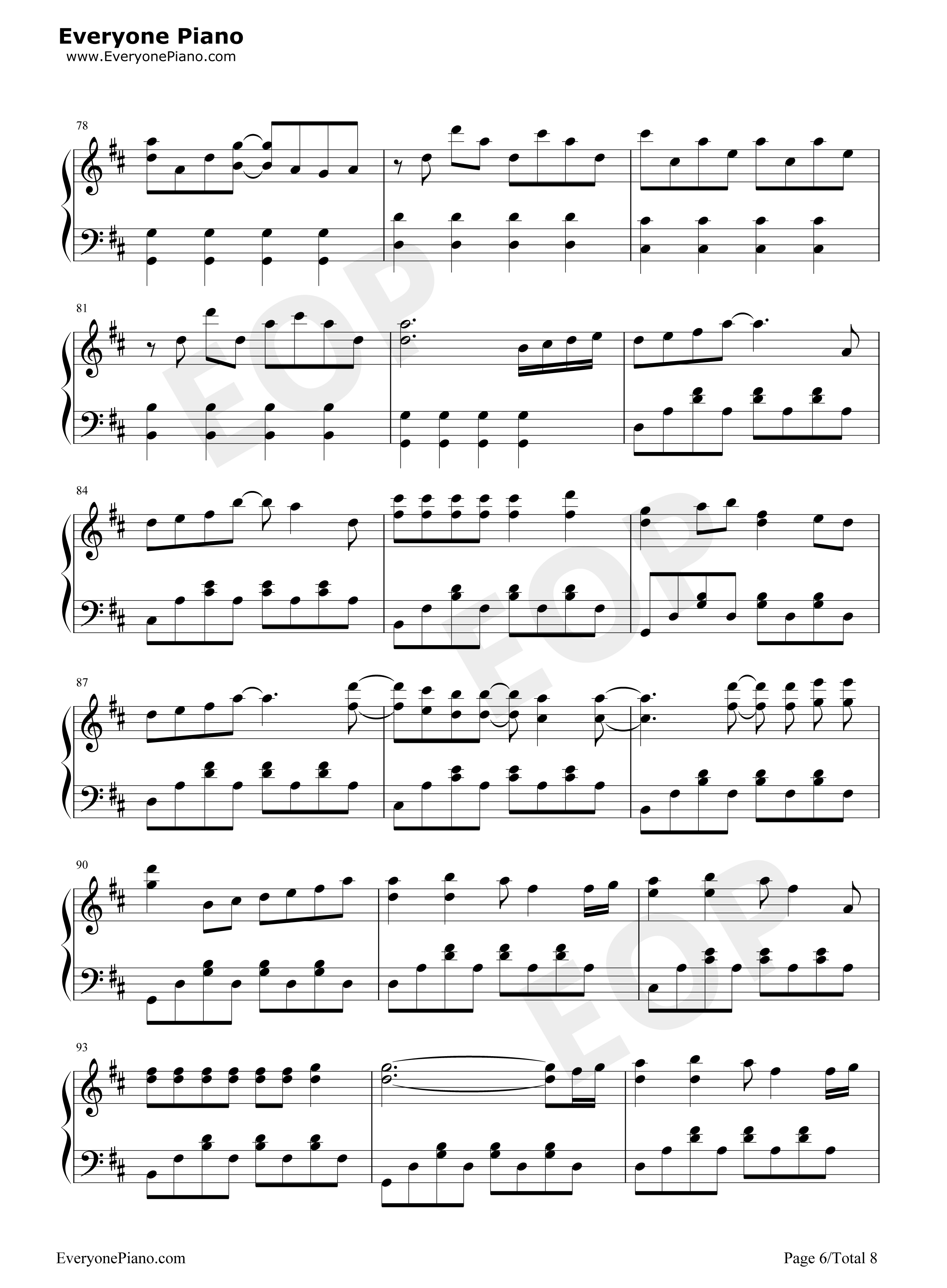 Because of You钢琴谱-The Piano Guys6