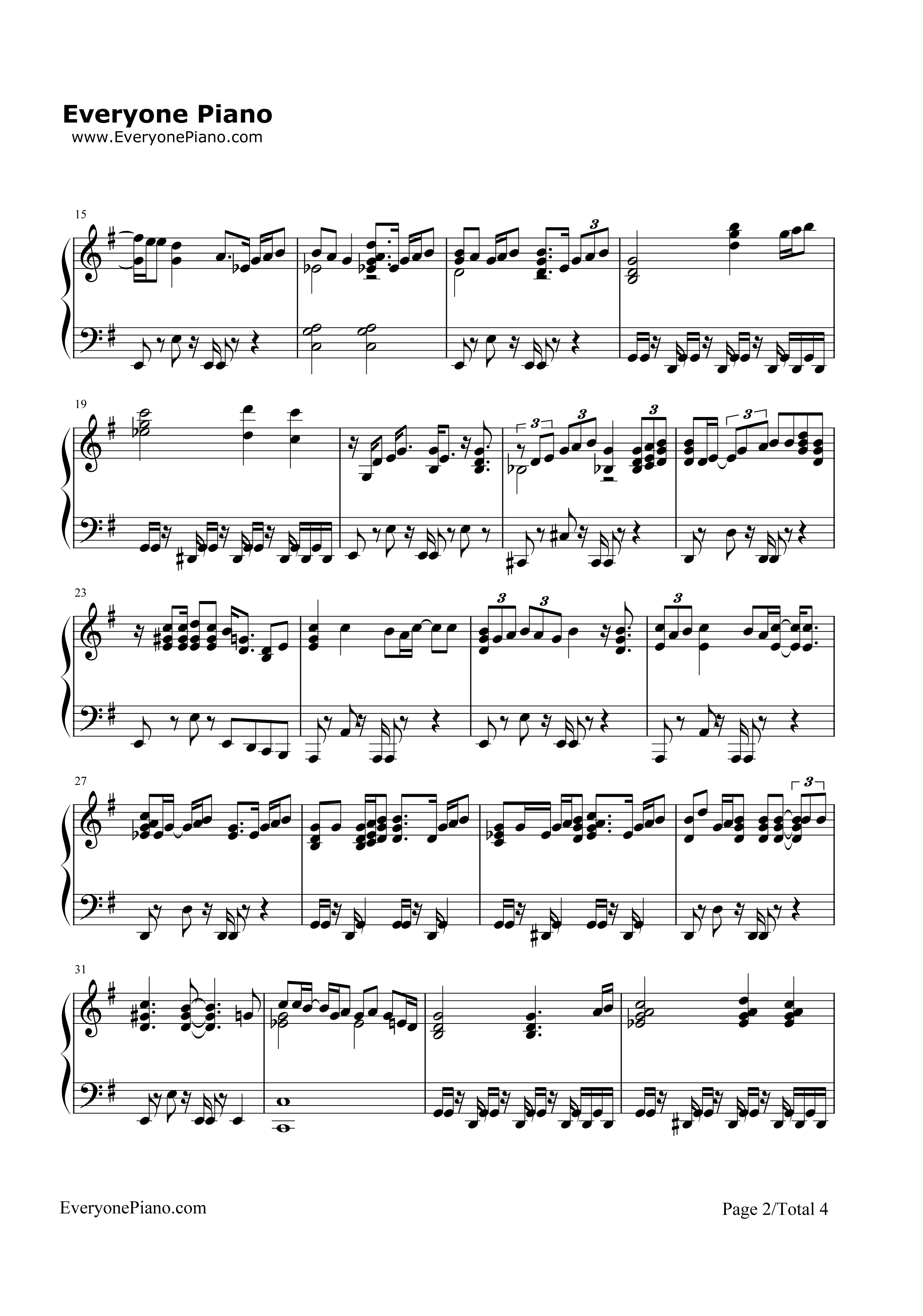 If I Was Your Woman/Walk On By钢琴谱-Alicia Keys2