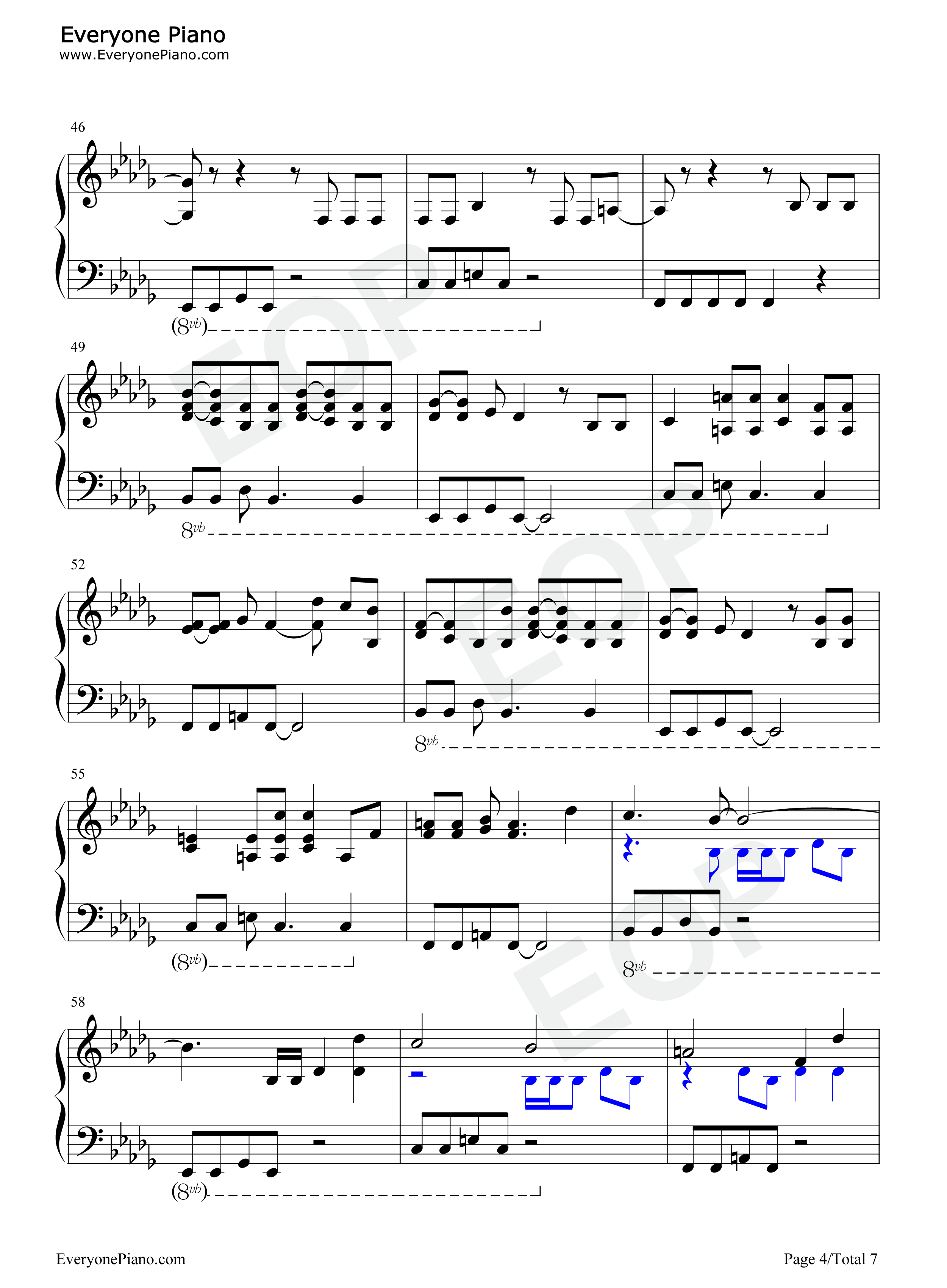 Sharks钢琴谱-Imagine Dragons4