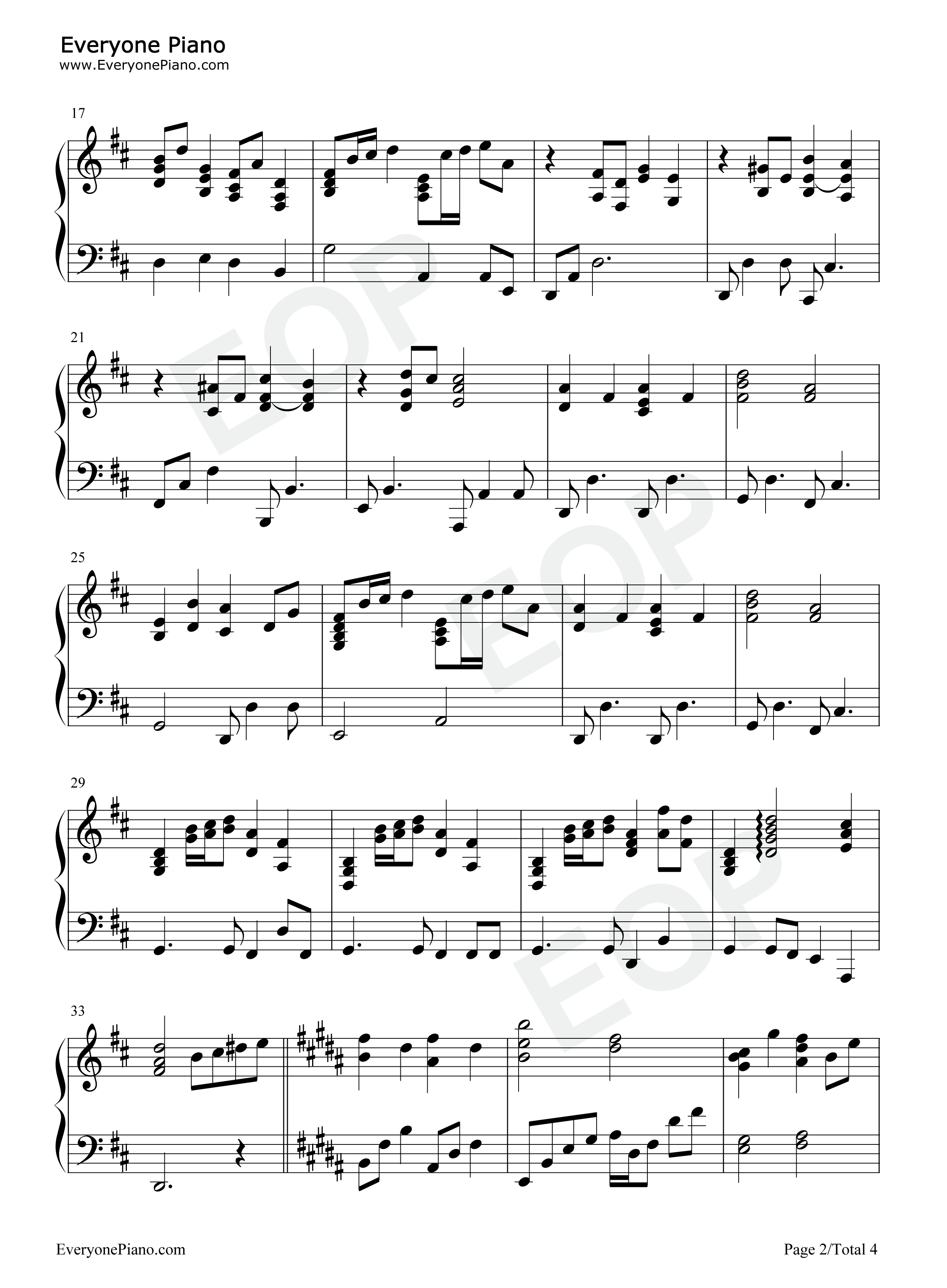 Somewhere In My Memory钢琴谱-John Williams2