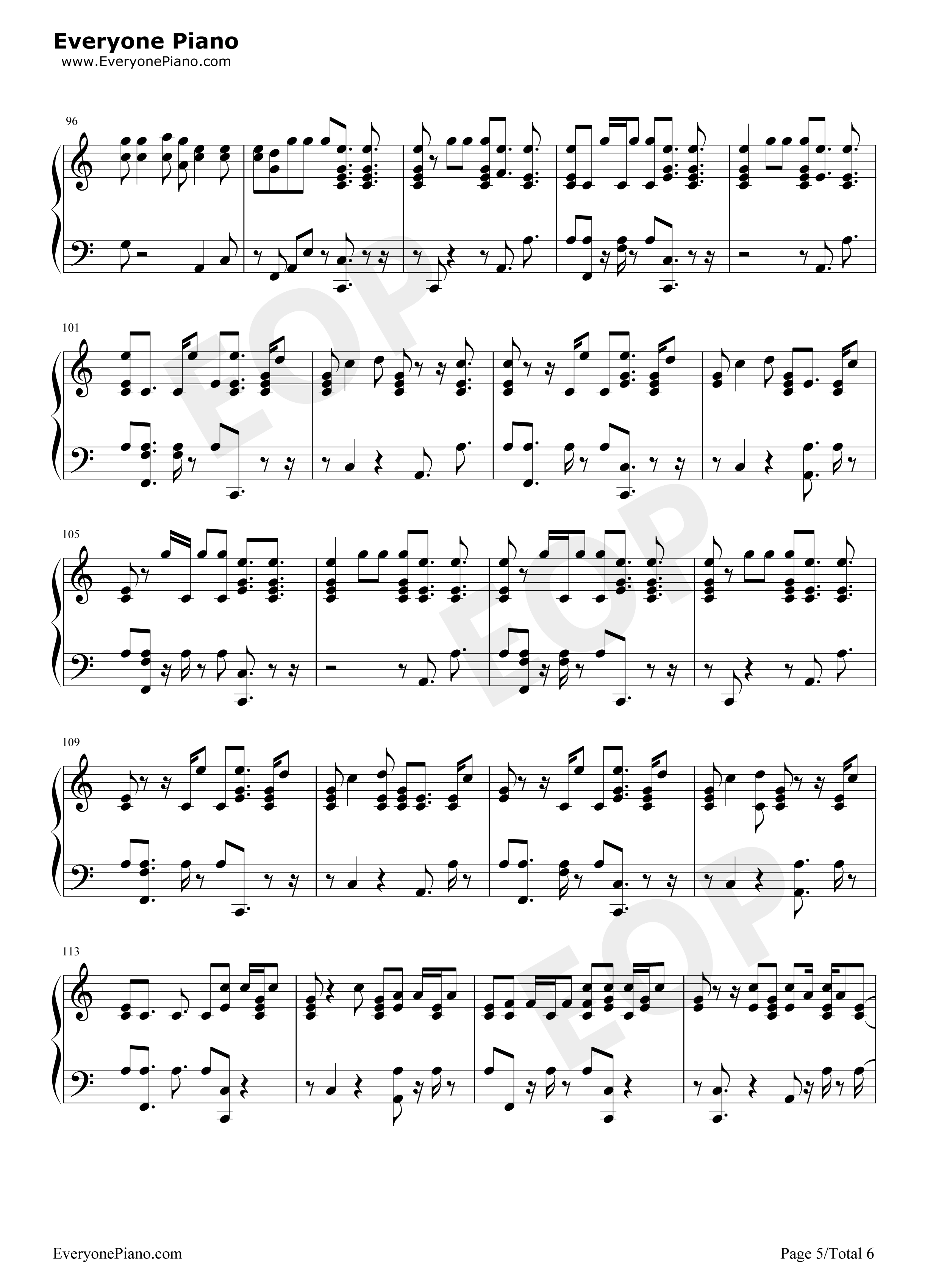 He Like That钢琴谱-Fifth Harmony5