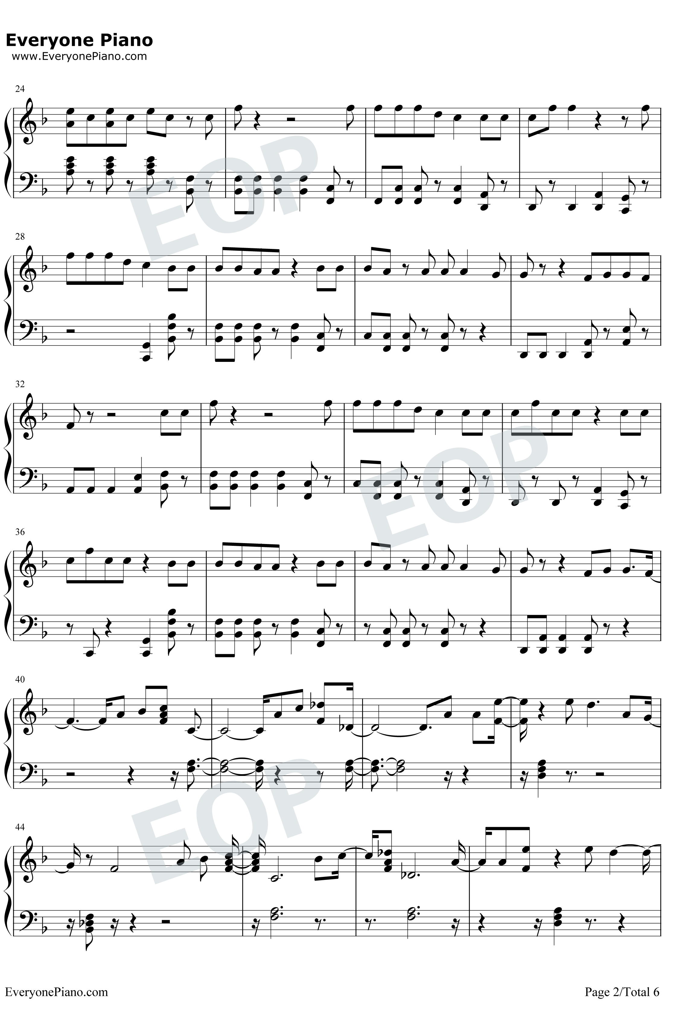 High Hopes钢琴谱-Panic! at the Disco2
