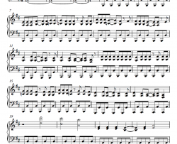 Heavenly blue钢琴谱-Kalafina