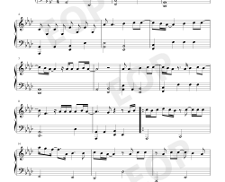 Never Say Never钢琴谱-The Fray