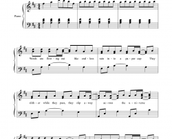 Across the Universe钢琴谱-The Beatles