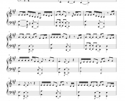 Heavy钢琴谱-Linkin Park Kiiara
