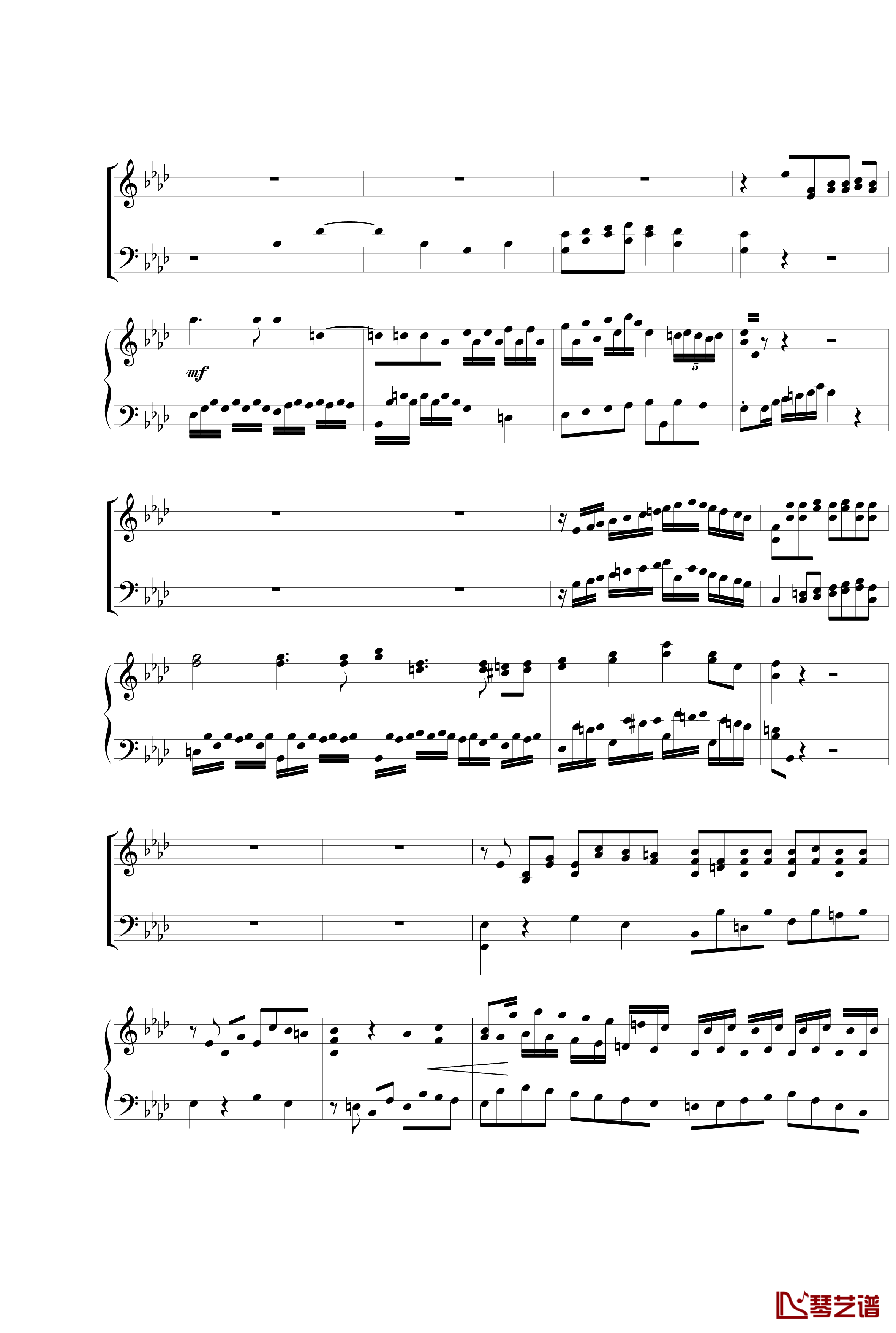 Piano Concerto钢琴谱 No.2-nzh19347