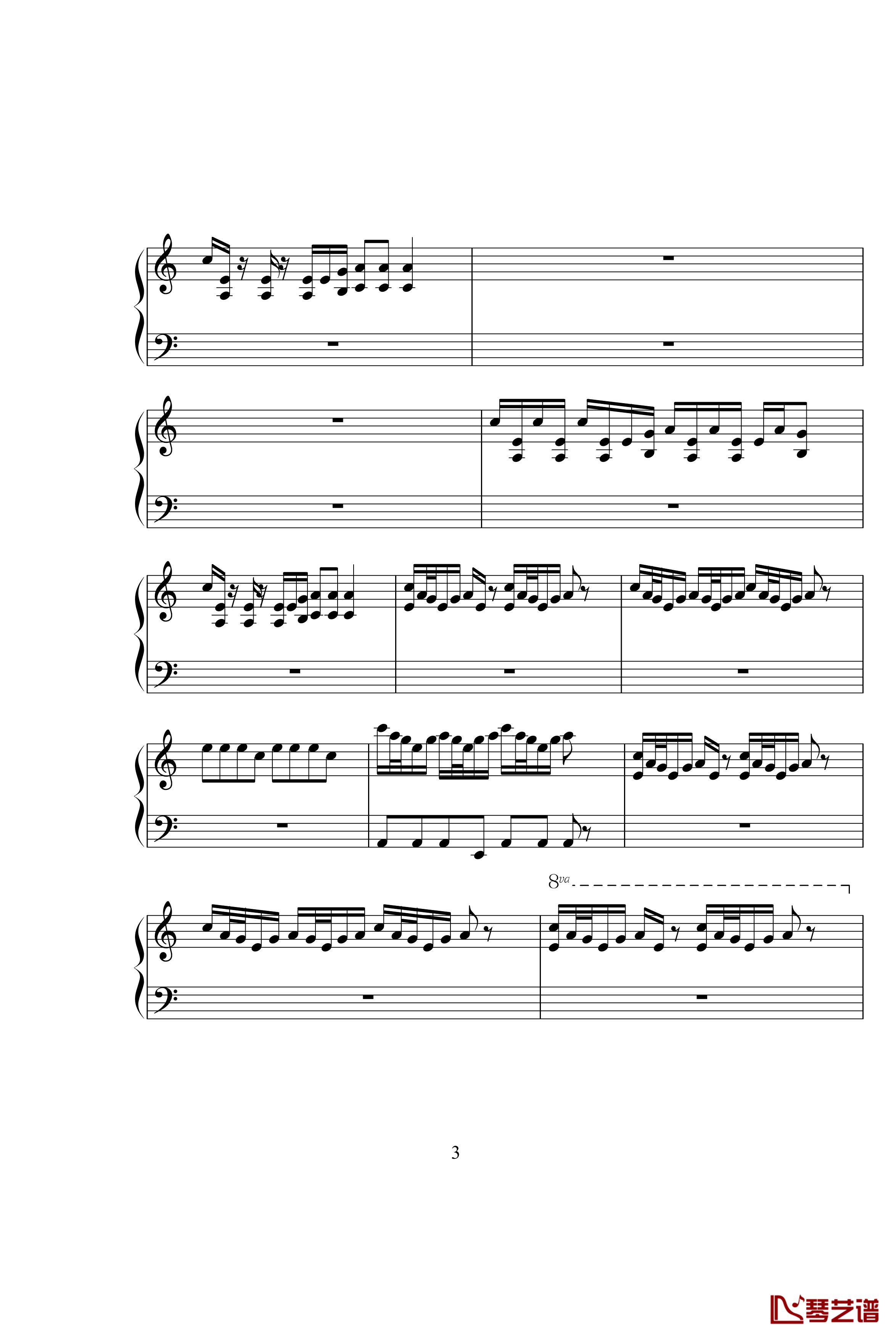 小丑终极版钢琴谱-与钢琴叫兽合作-Cirah.Nitex3
