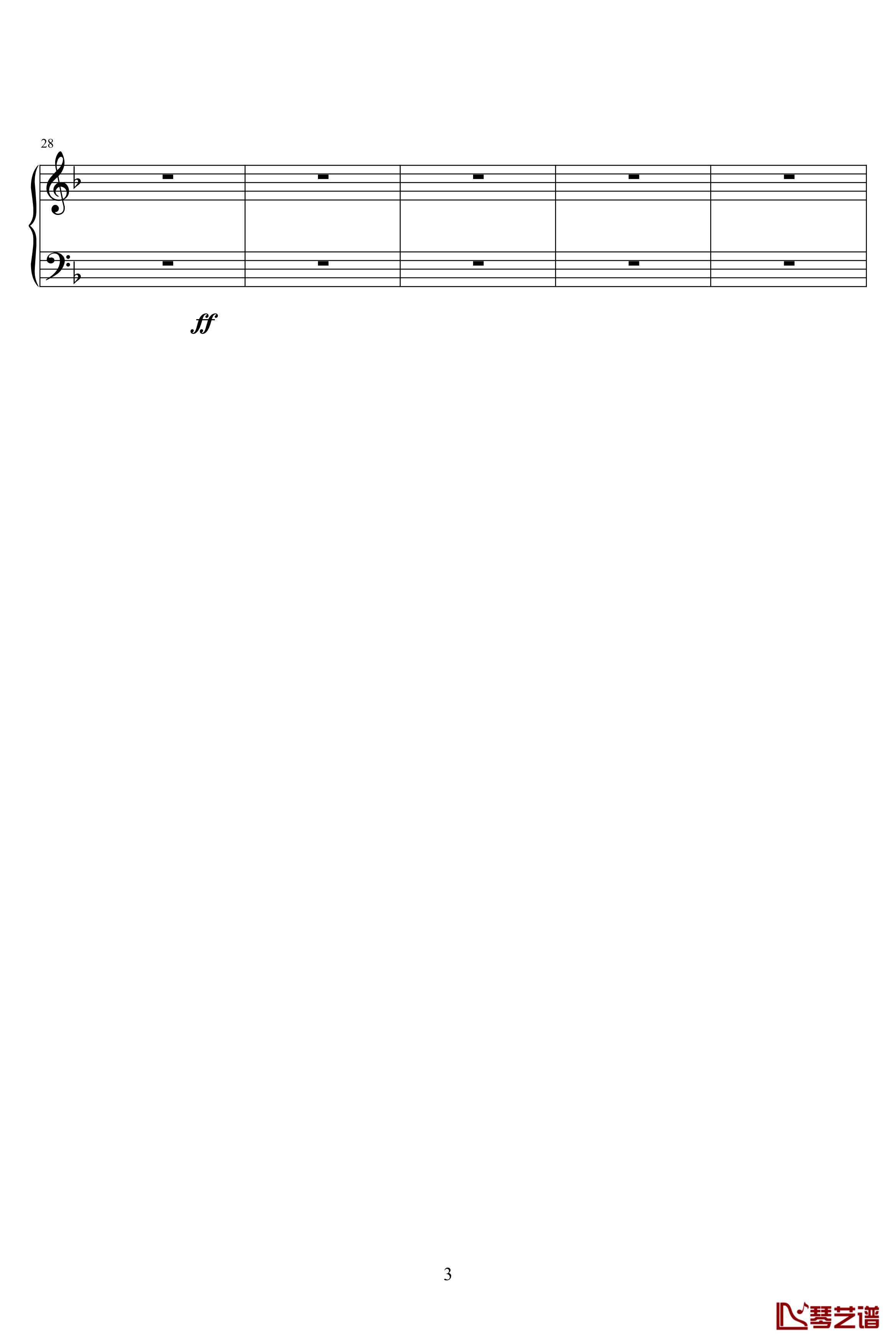 key of truth钢琴谱-sweet arms3