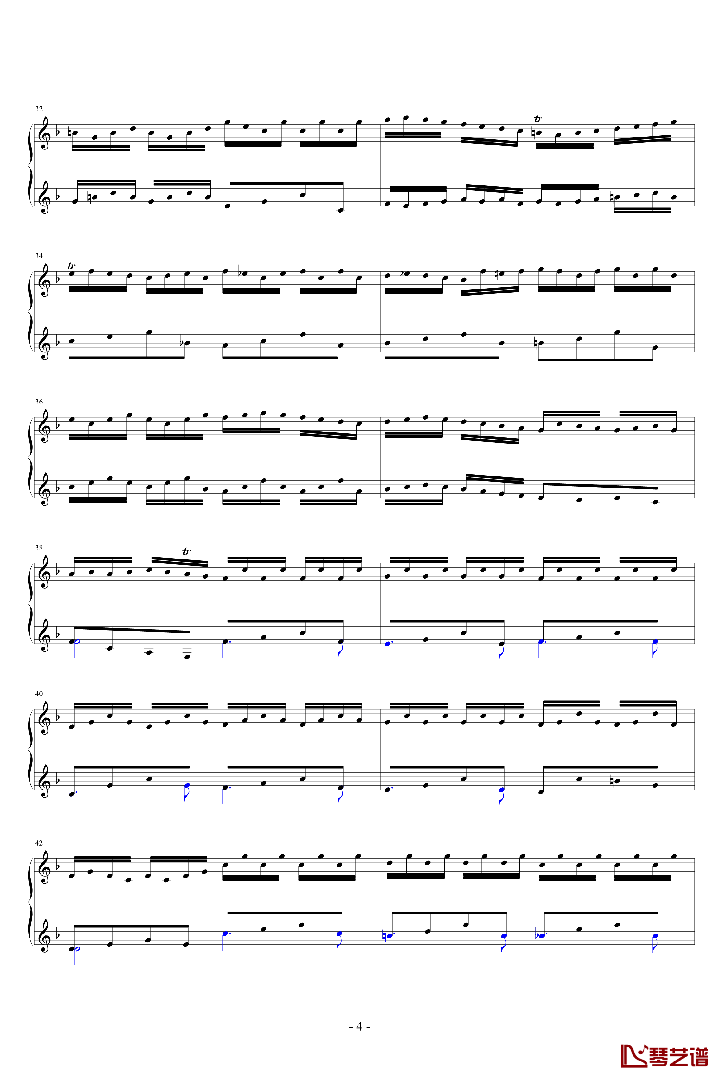 Le Tic-Toc-Choc ou les Maillotins钢琴谱-Francois Couperin4