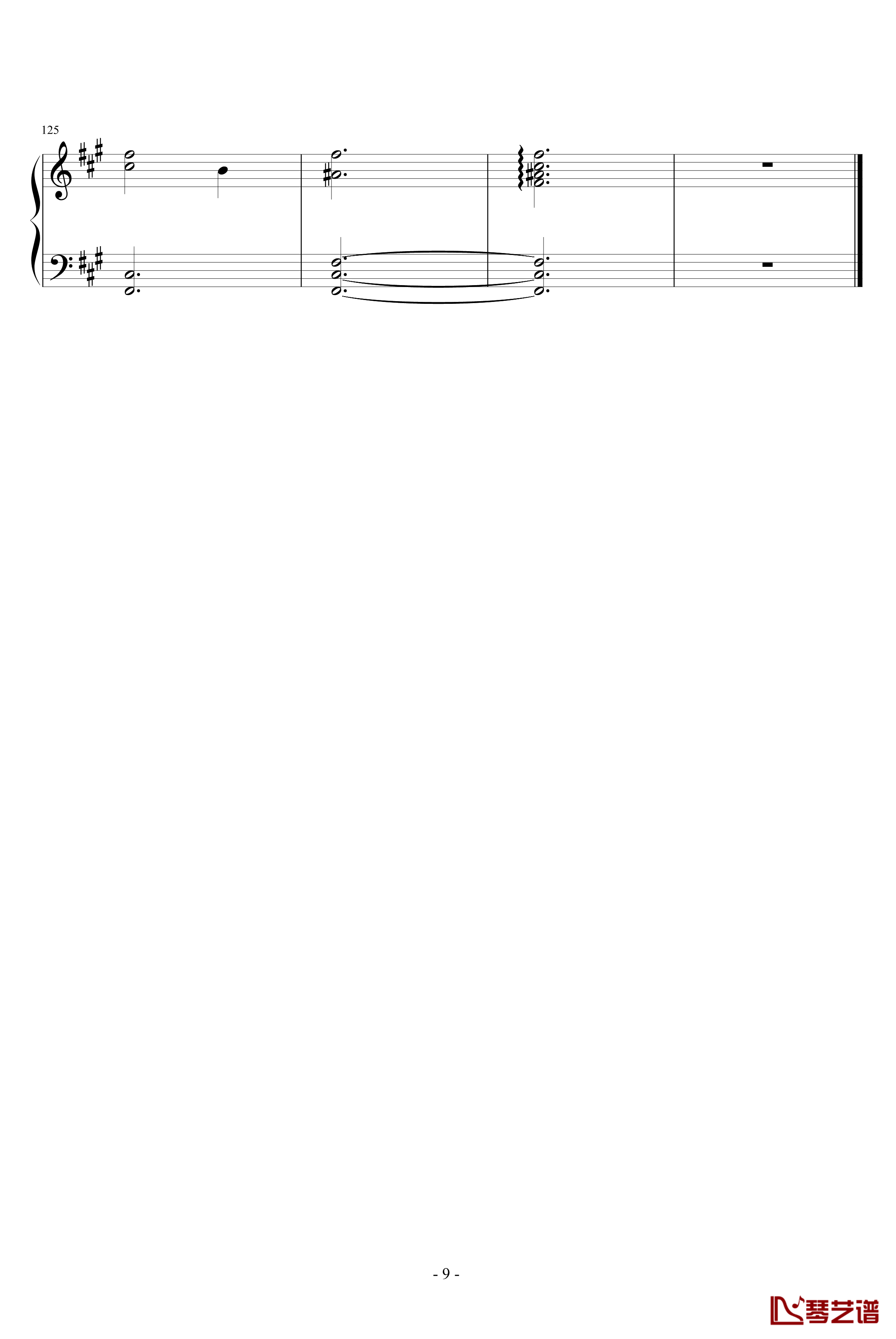 Sunday钢琴谱-joe hisaishi9