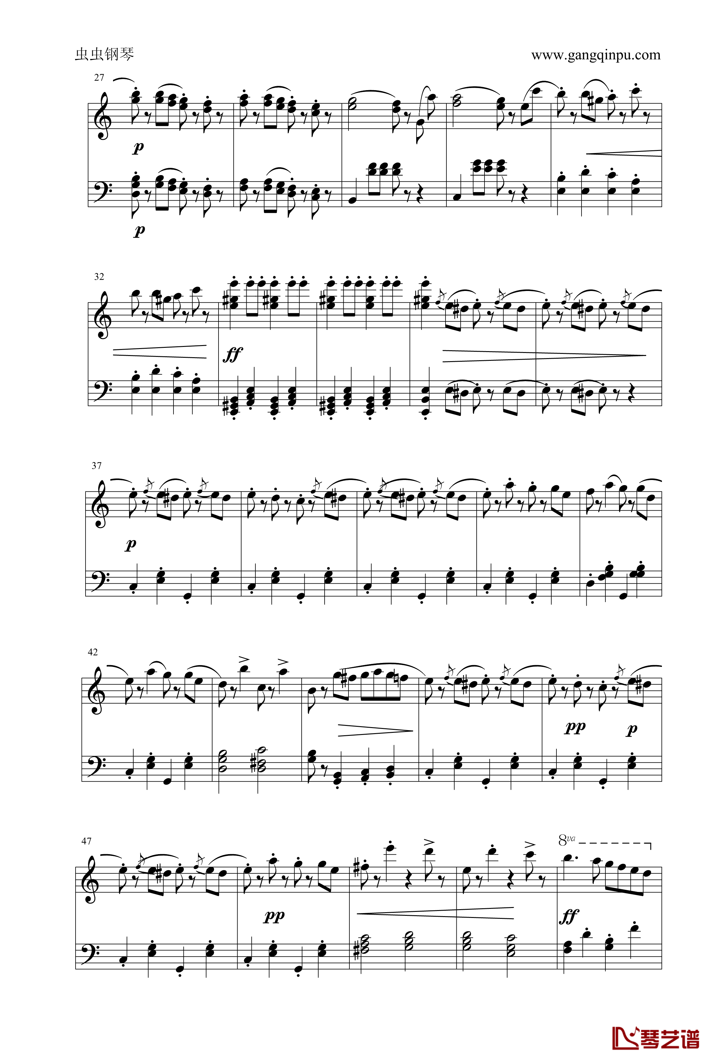 拉德斯基进行曲钢琴谱-施特劳斯-Johann Strauss2