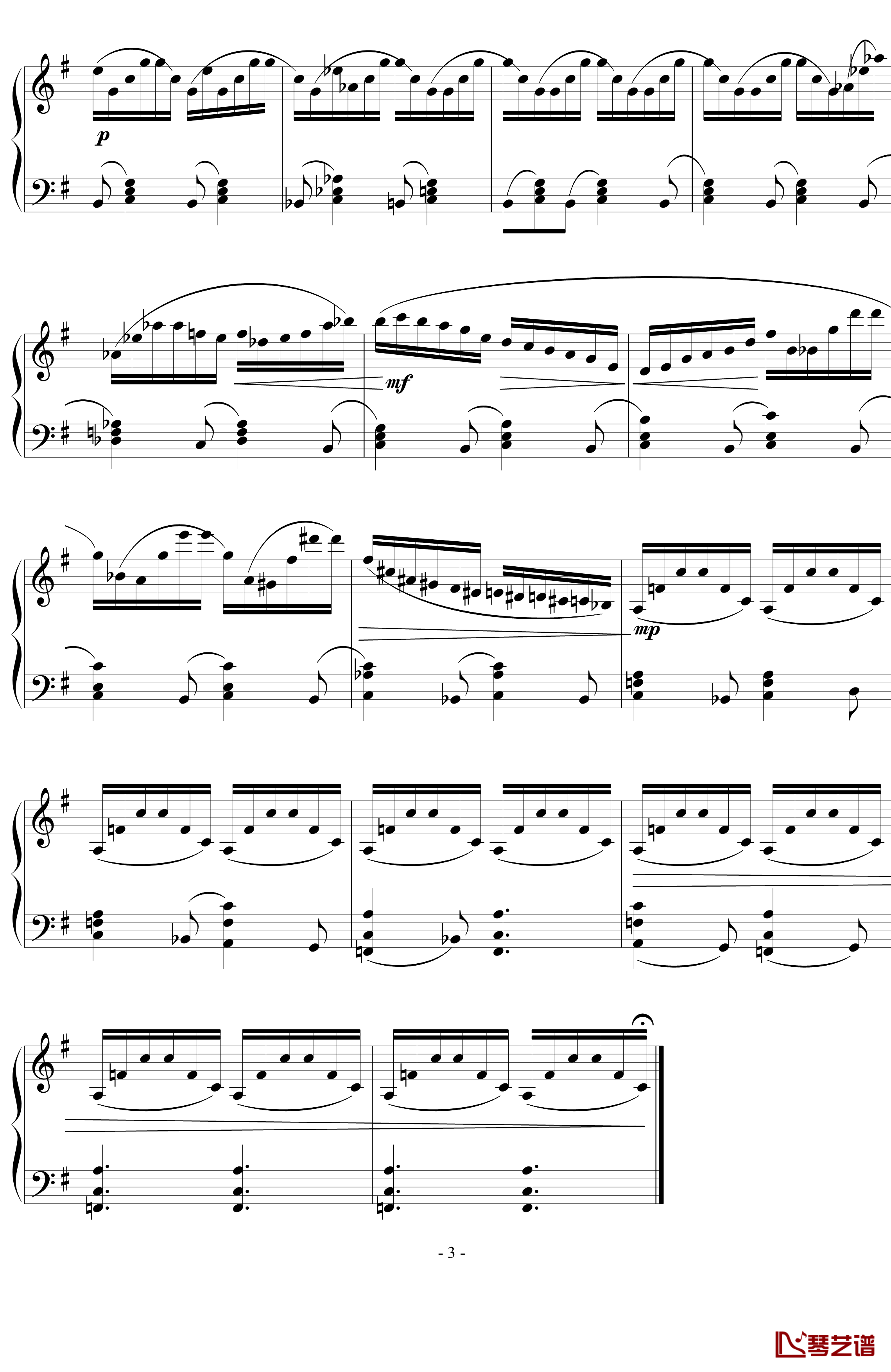 时间的纺车钢琴谱 第二分曲-流行追梦人3