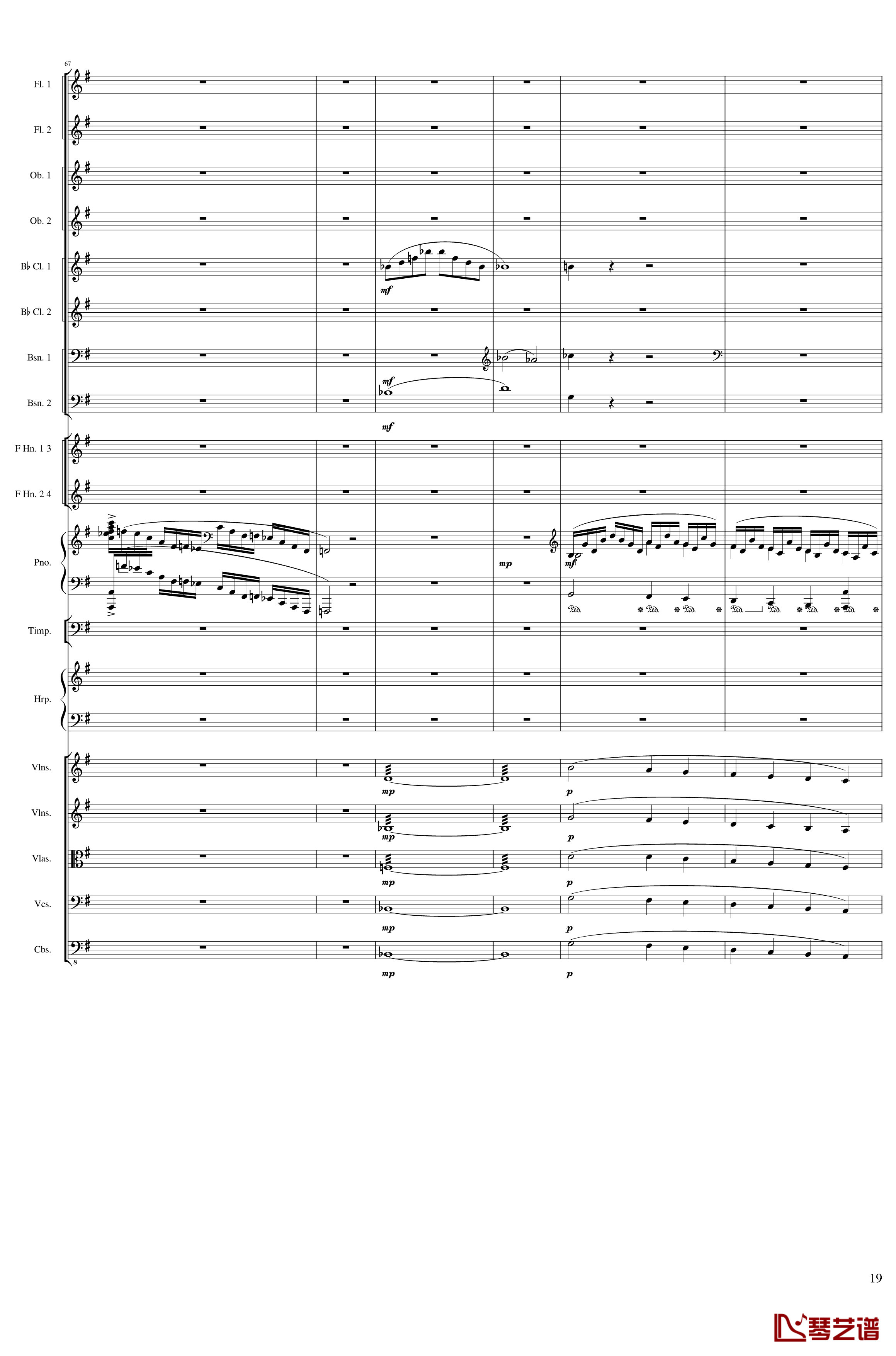 Lyric Overture for piano and orchestra, Op.115钢琴谱-未完成-一个球19