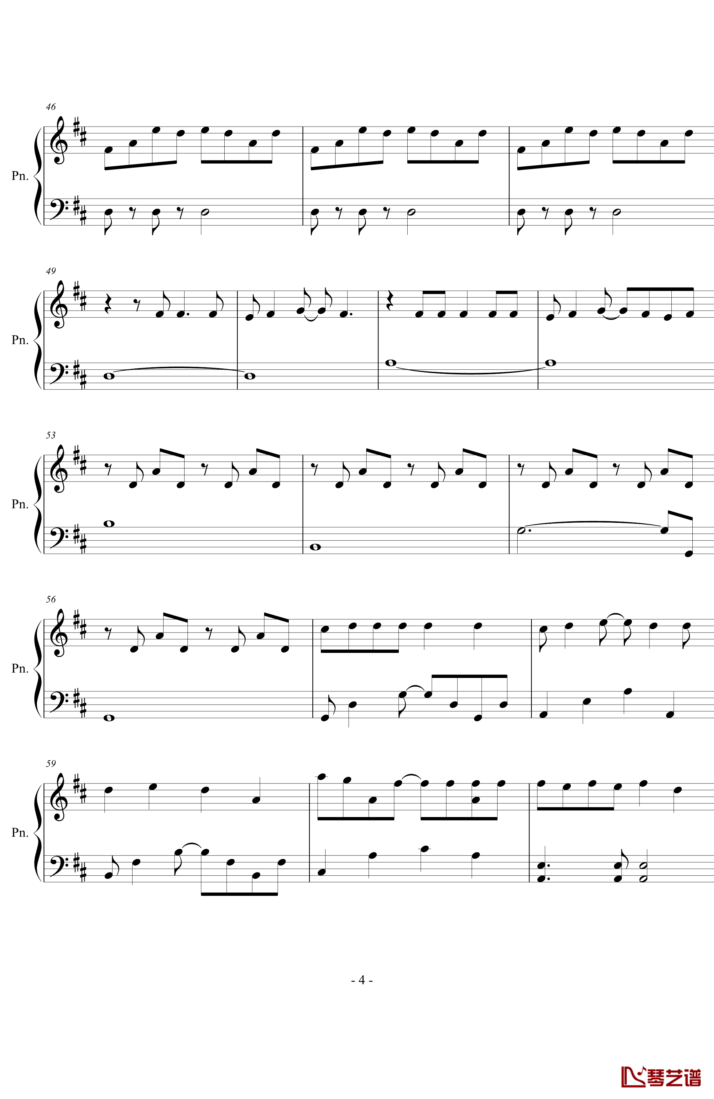 Love Story meets Viva la Vida钢琴谱-钢琴独奏-coldplay4