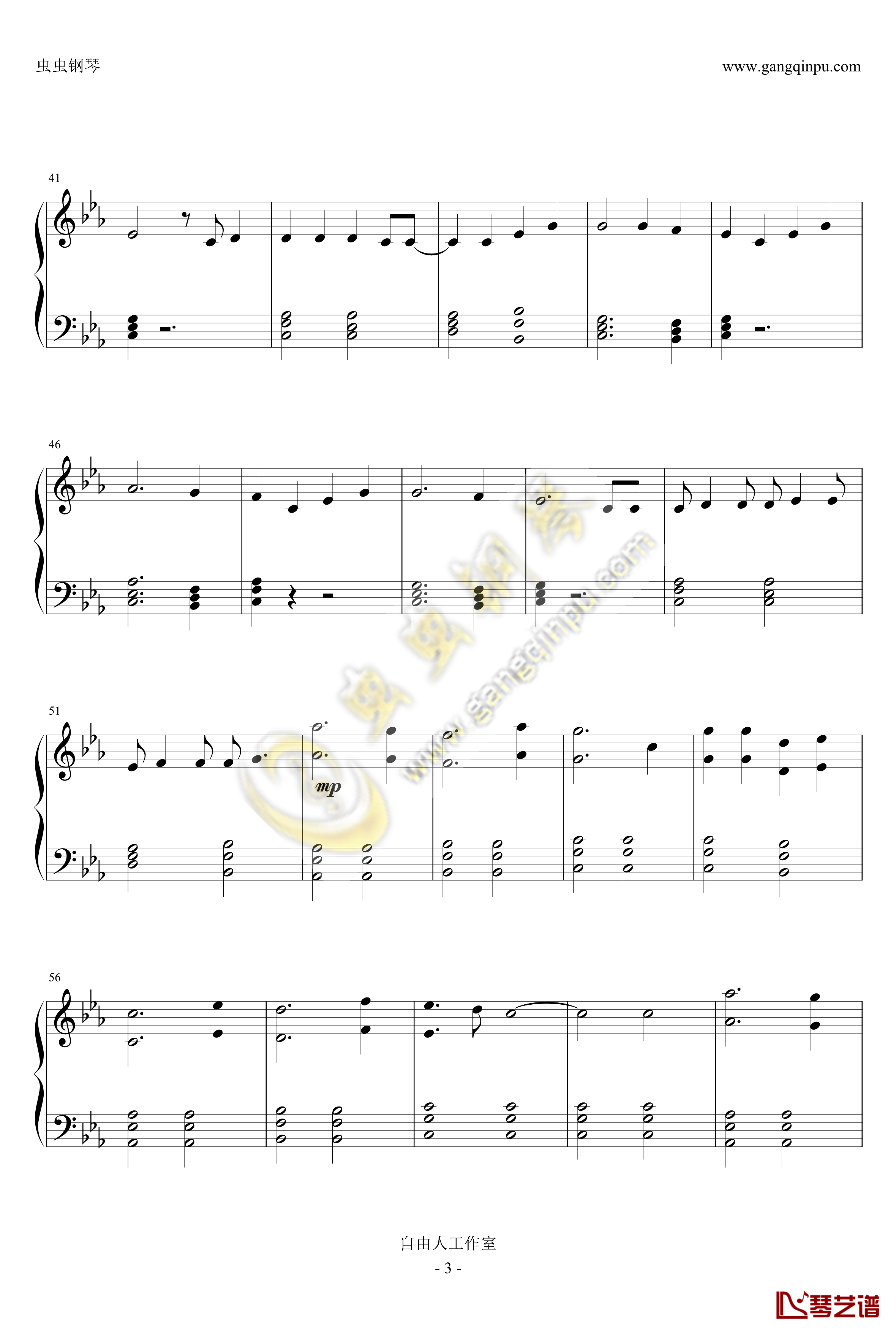 hymn for the weekend钢琴谱-新单-酷玩乐队-酷玩Coldplay3