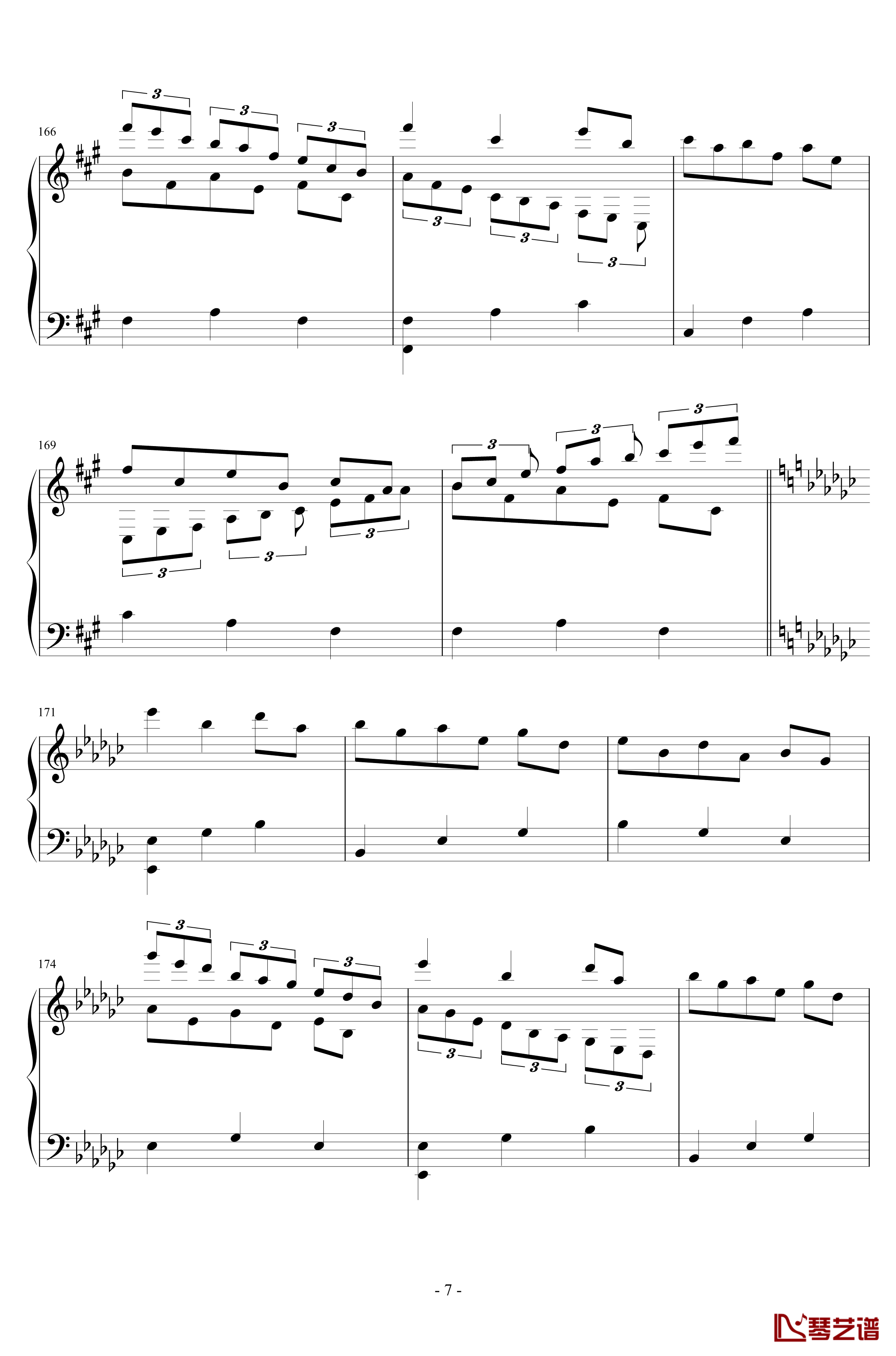 桃花源组曲钢琴谱-Minecraft史诗工坊-新·桃花源7