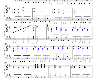 Diaryはフォルテシモ钢琴谱-动漫