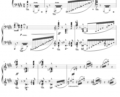 西班牙狂想曲钢琴谱-难度极高的炫技大作-李斯特